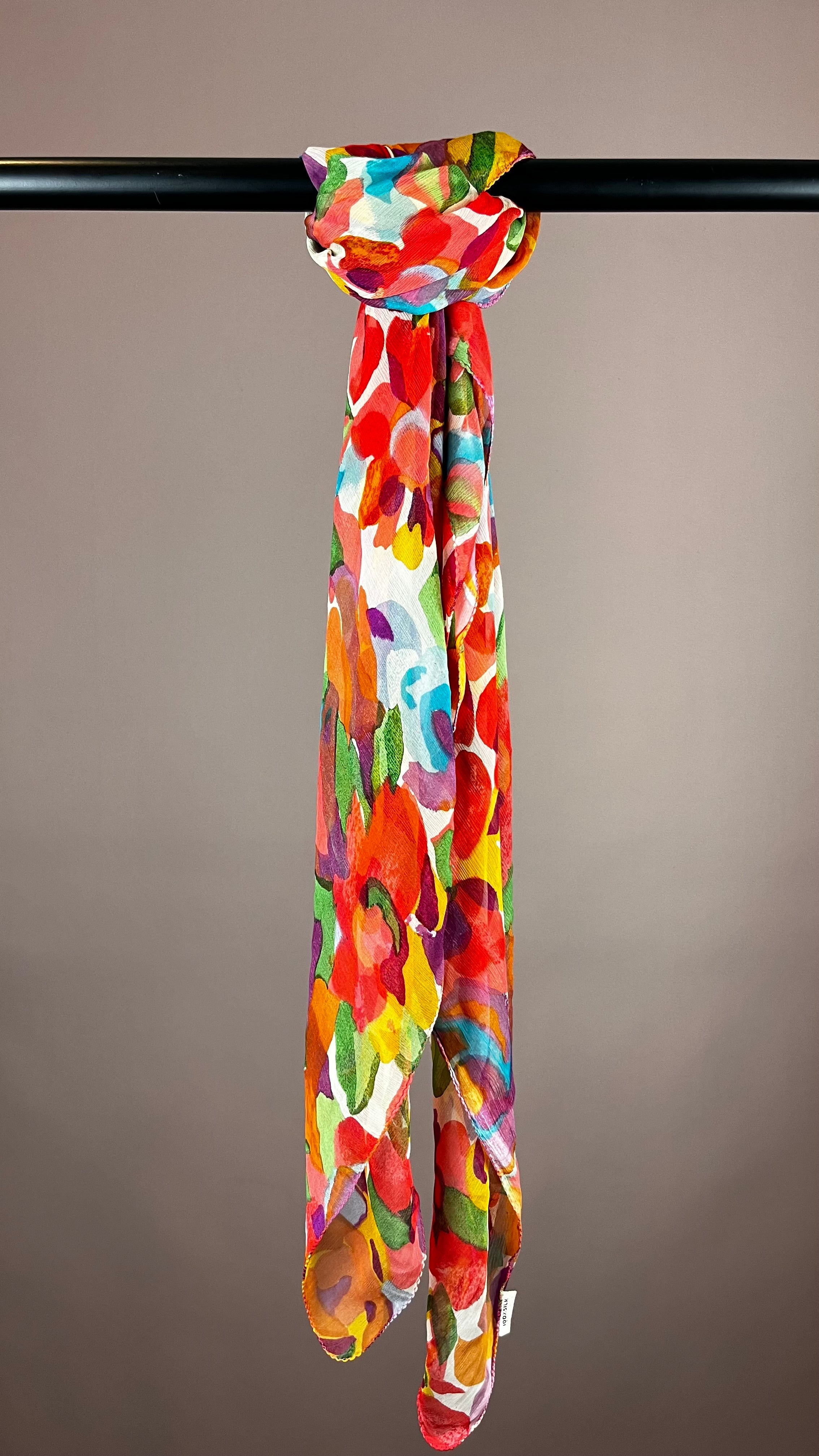 Silk Scarf Red
