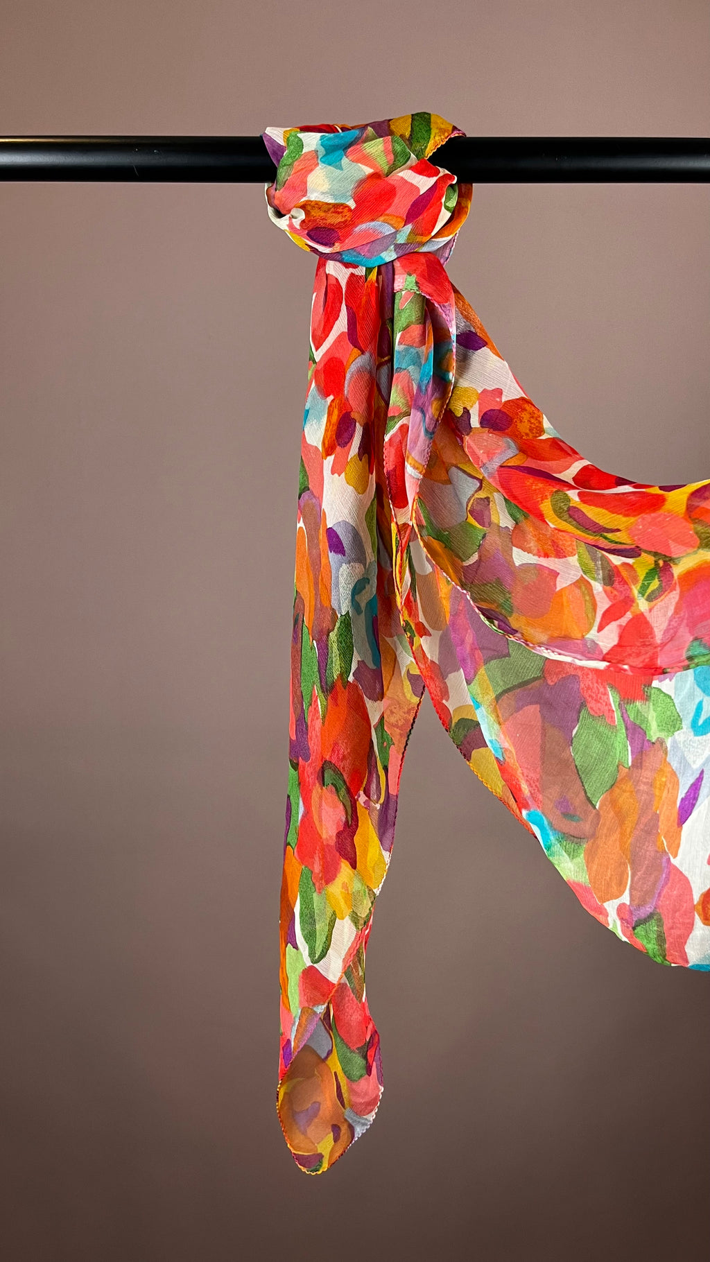 Silk Scarf Red