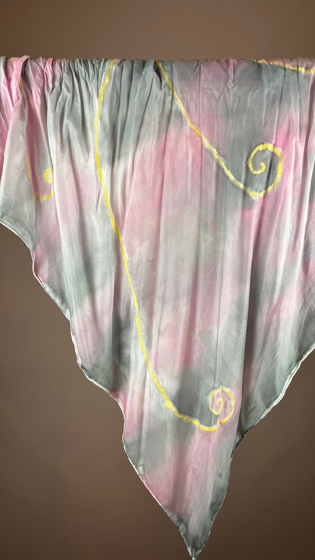Silk Scarf Pink Face