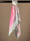 Silk Scarf Pink Face