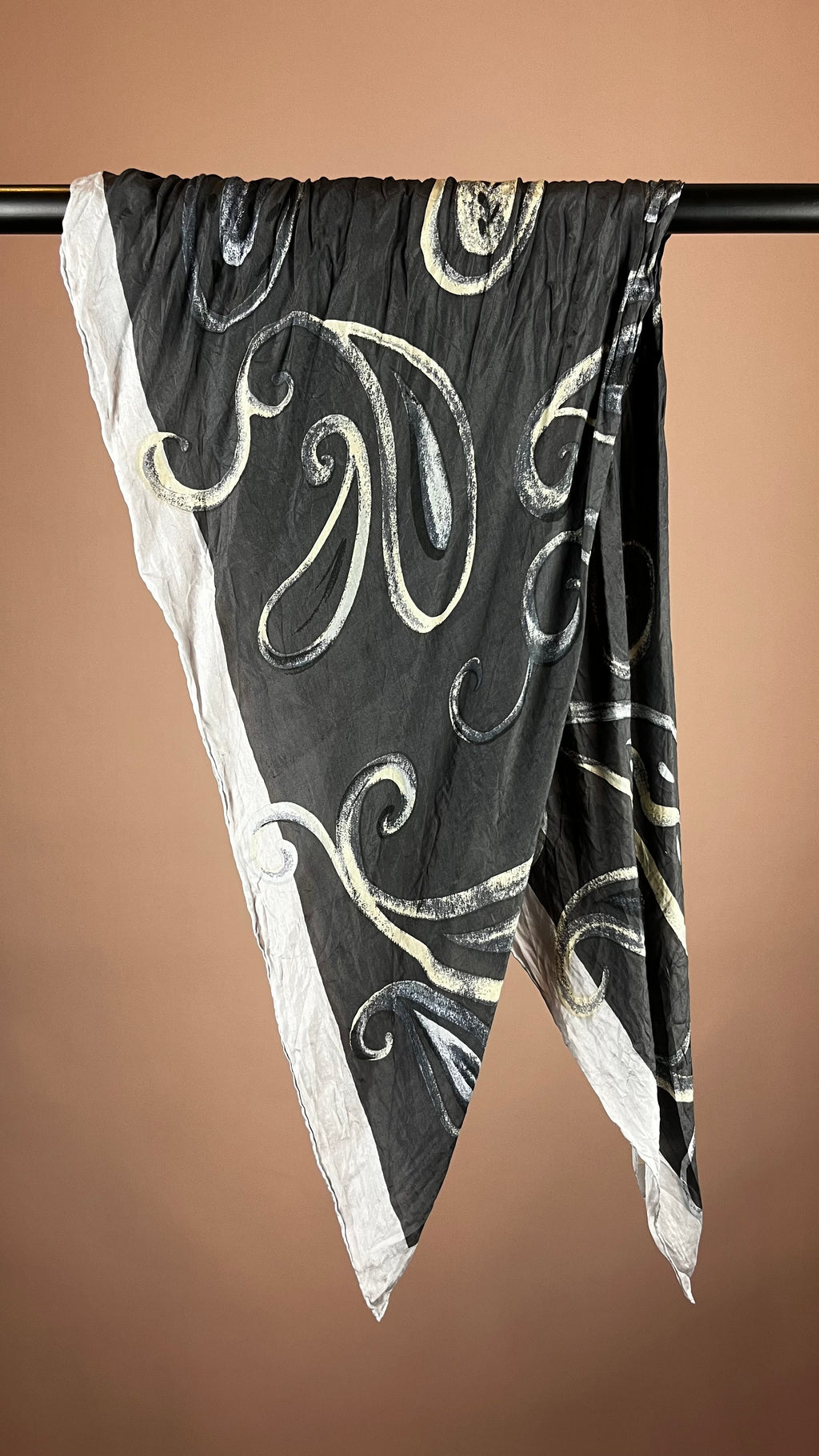 Scarf Silk Grey