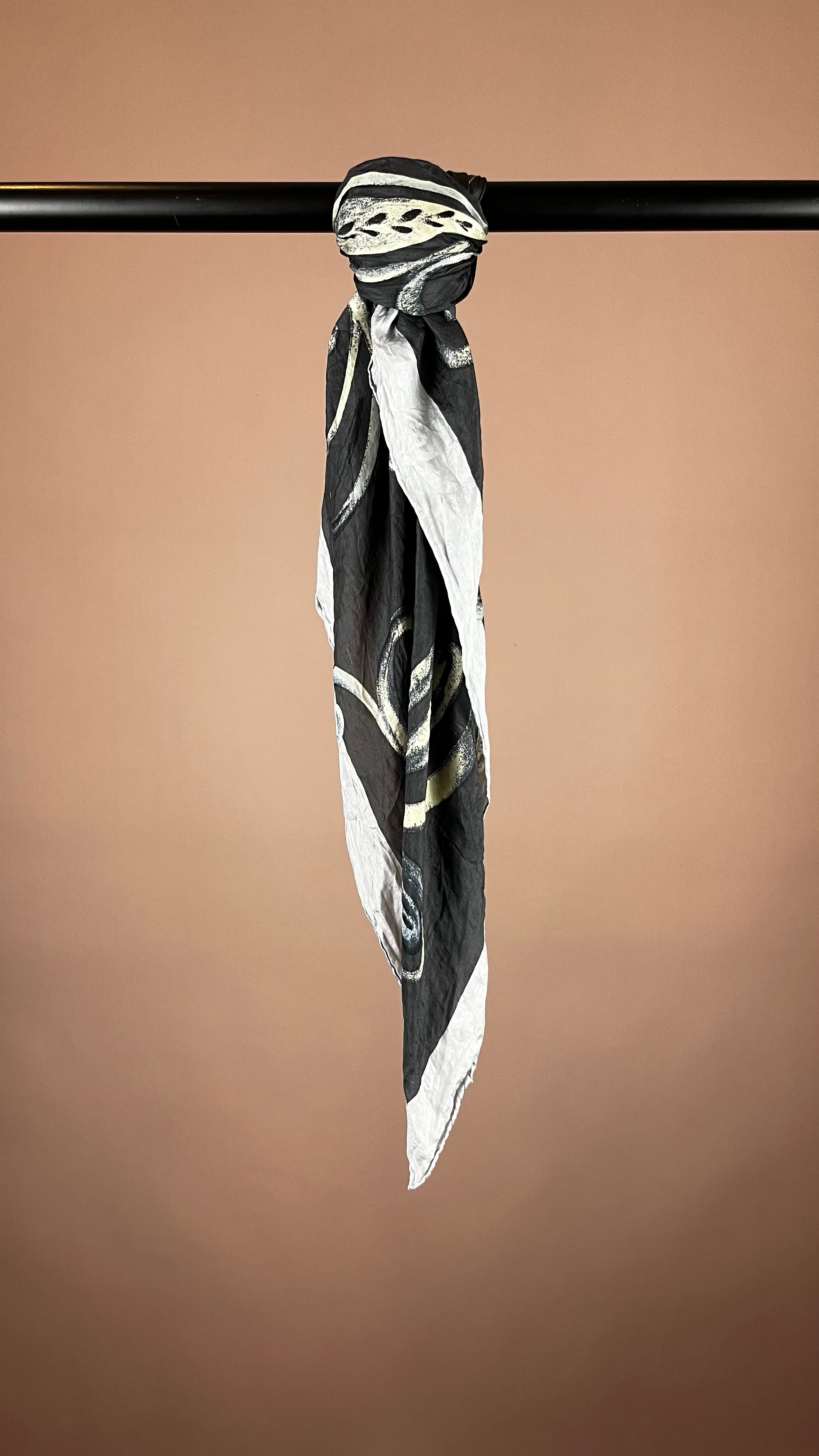 Scarf Silk Grey
