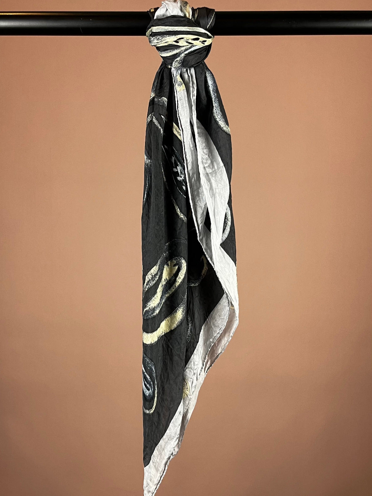 Scarf Silk Grey