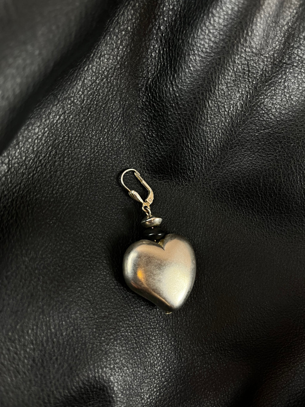 Herz Silber Ohrring