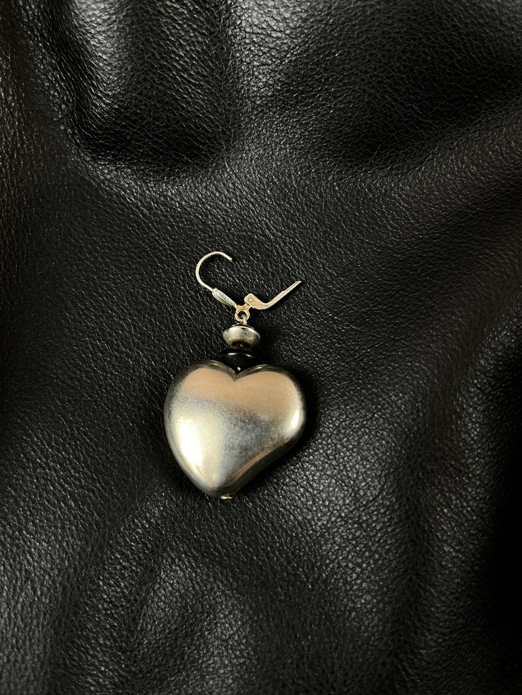 Herz Silber Ohrring
