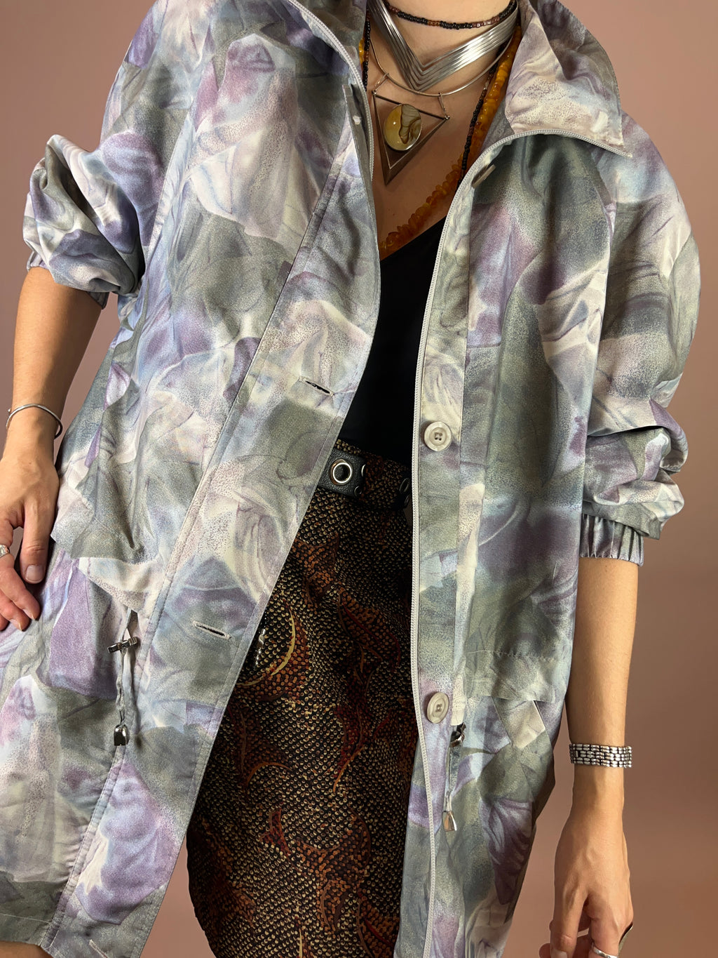 Übergangsjacke Aquarell Gr. 40