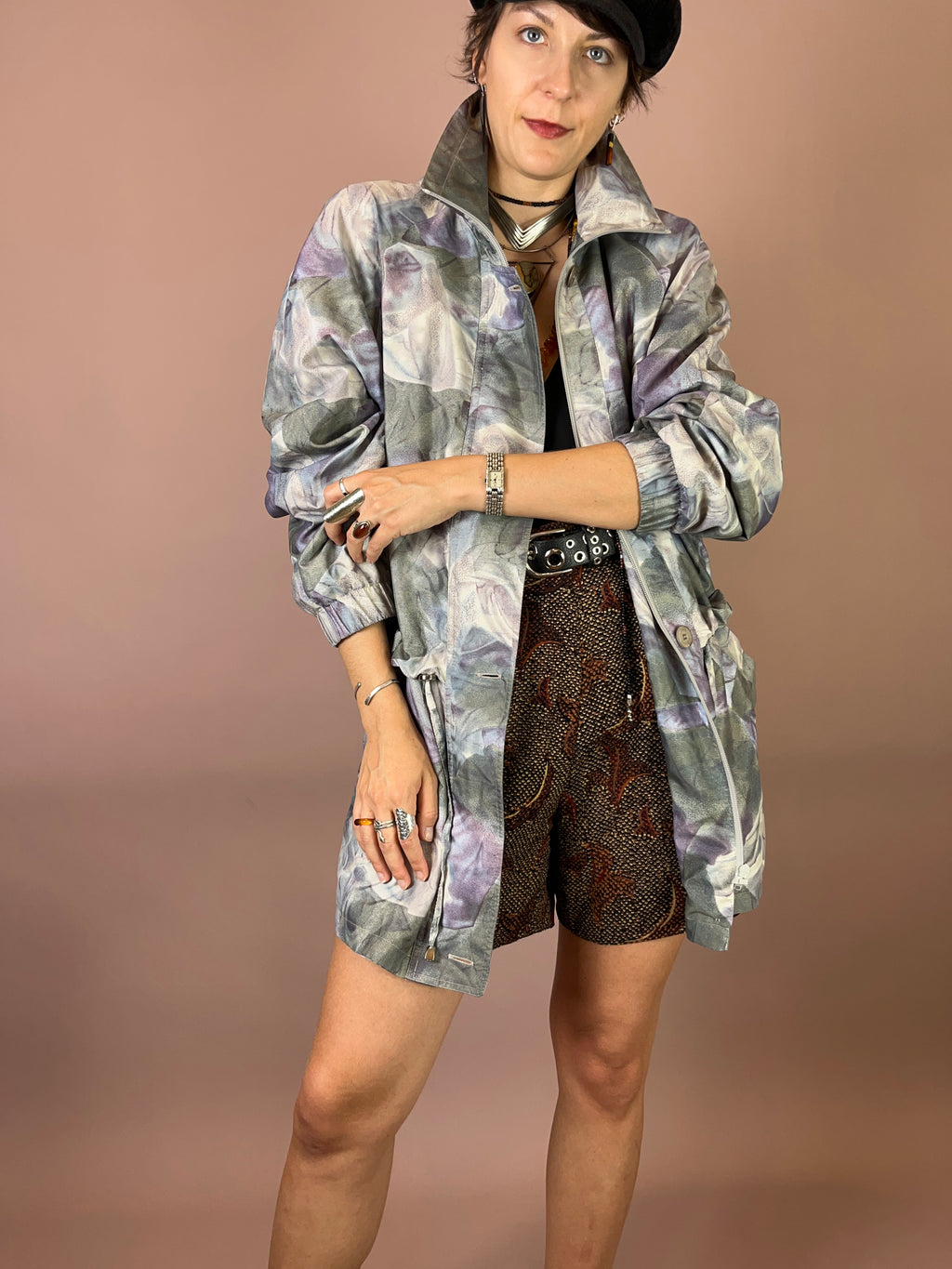 Übergangsjacke Aquarell Gr. 40