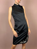 Cheongsam Asia Dress Short Black Gr. 36