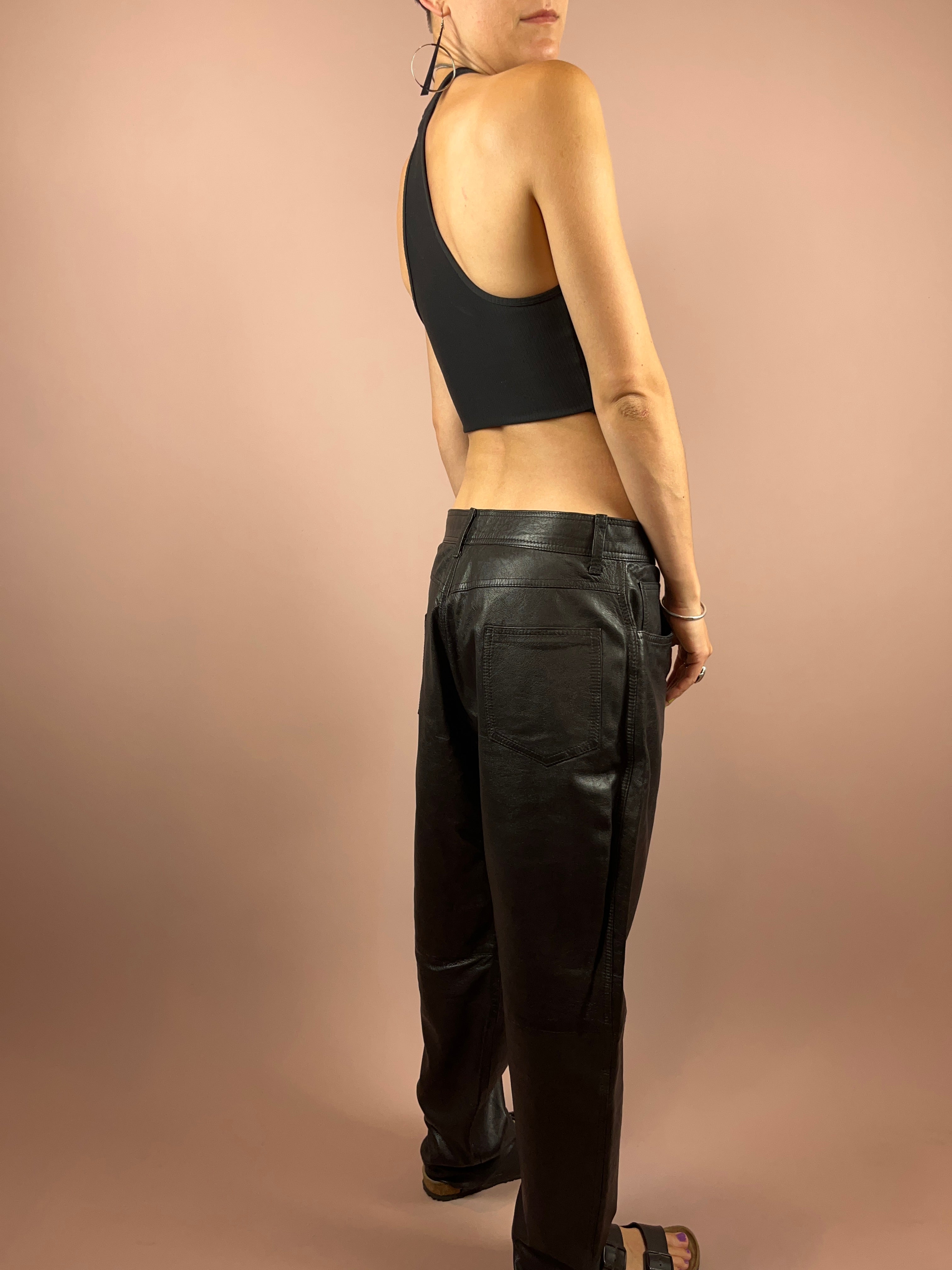 Leatherpants Black Gr. 42