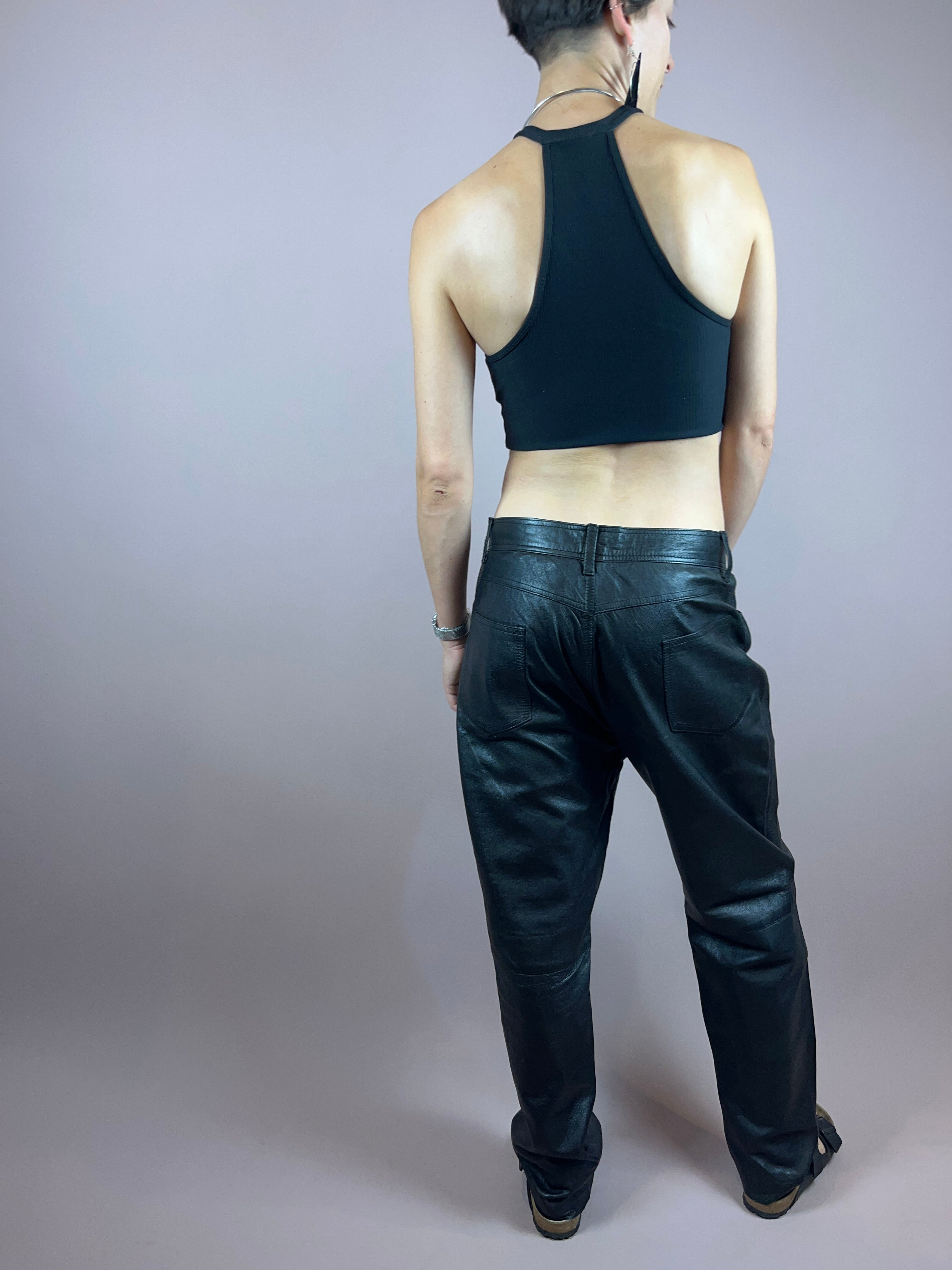 Leatherpants Black Gr. 42
