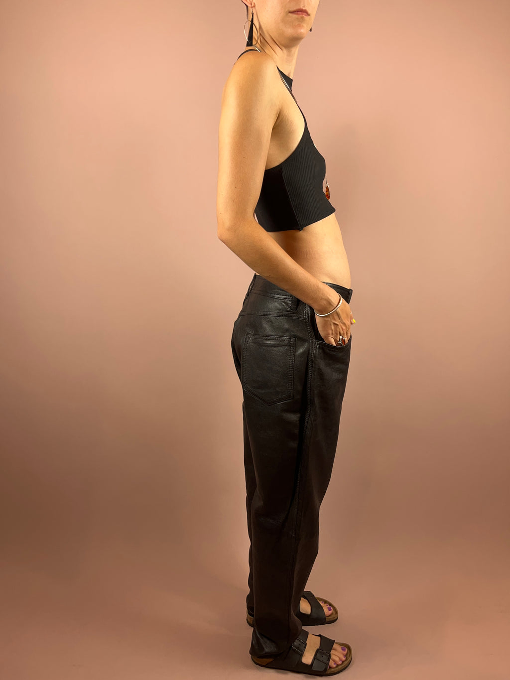 Leatherpants Black Gr. 42