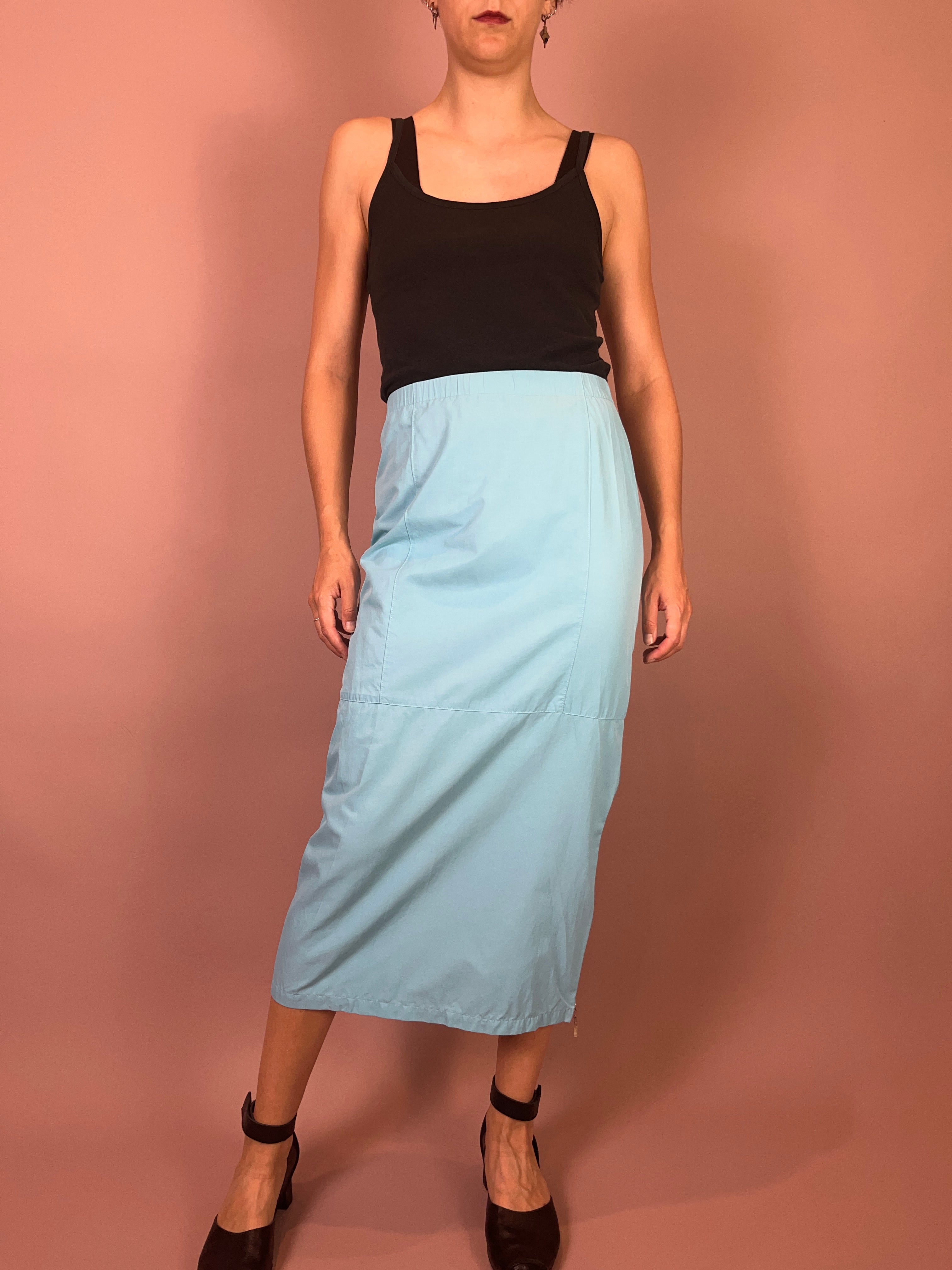 Sporty Rock Hellblau Y2K Gr. 36
