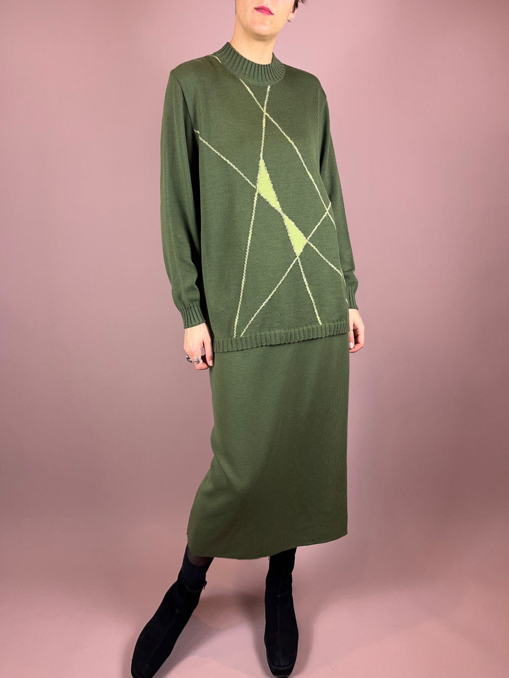 Set Wool Green Gr.42