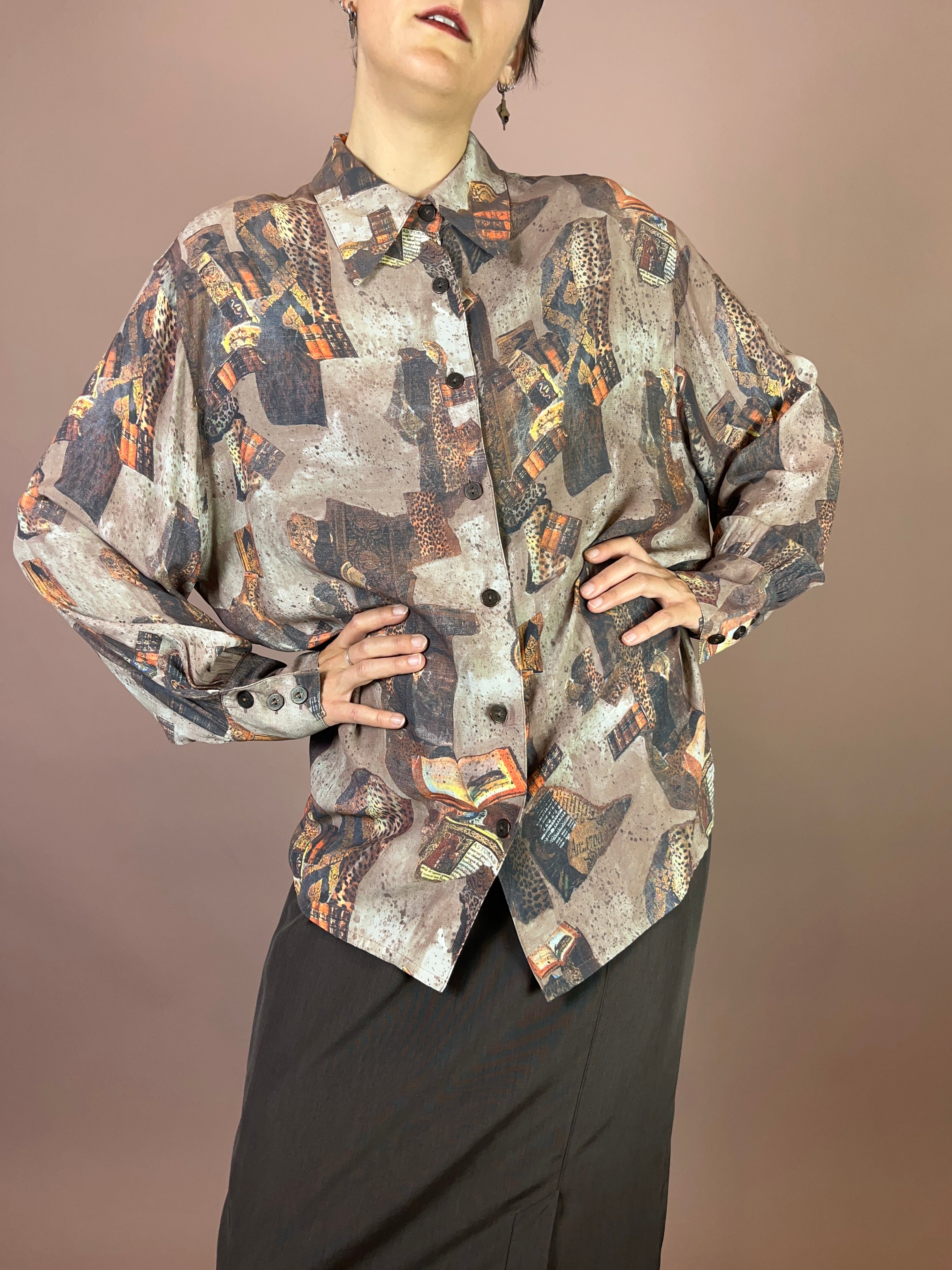Bluse Bücher Leopard Gr. 38/40