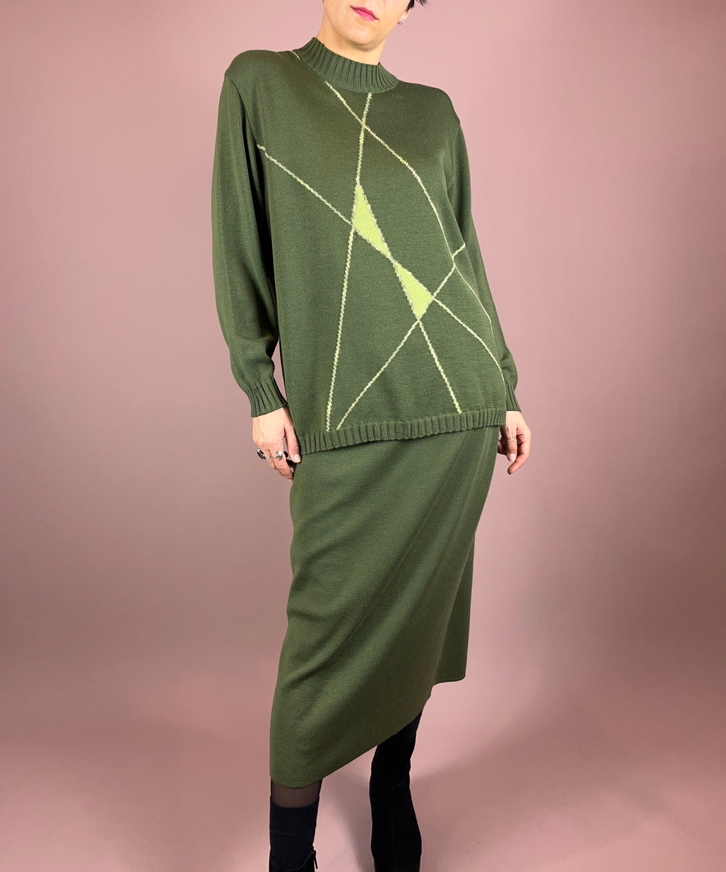 Set Wool Green Gr.42