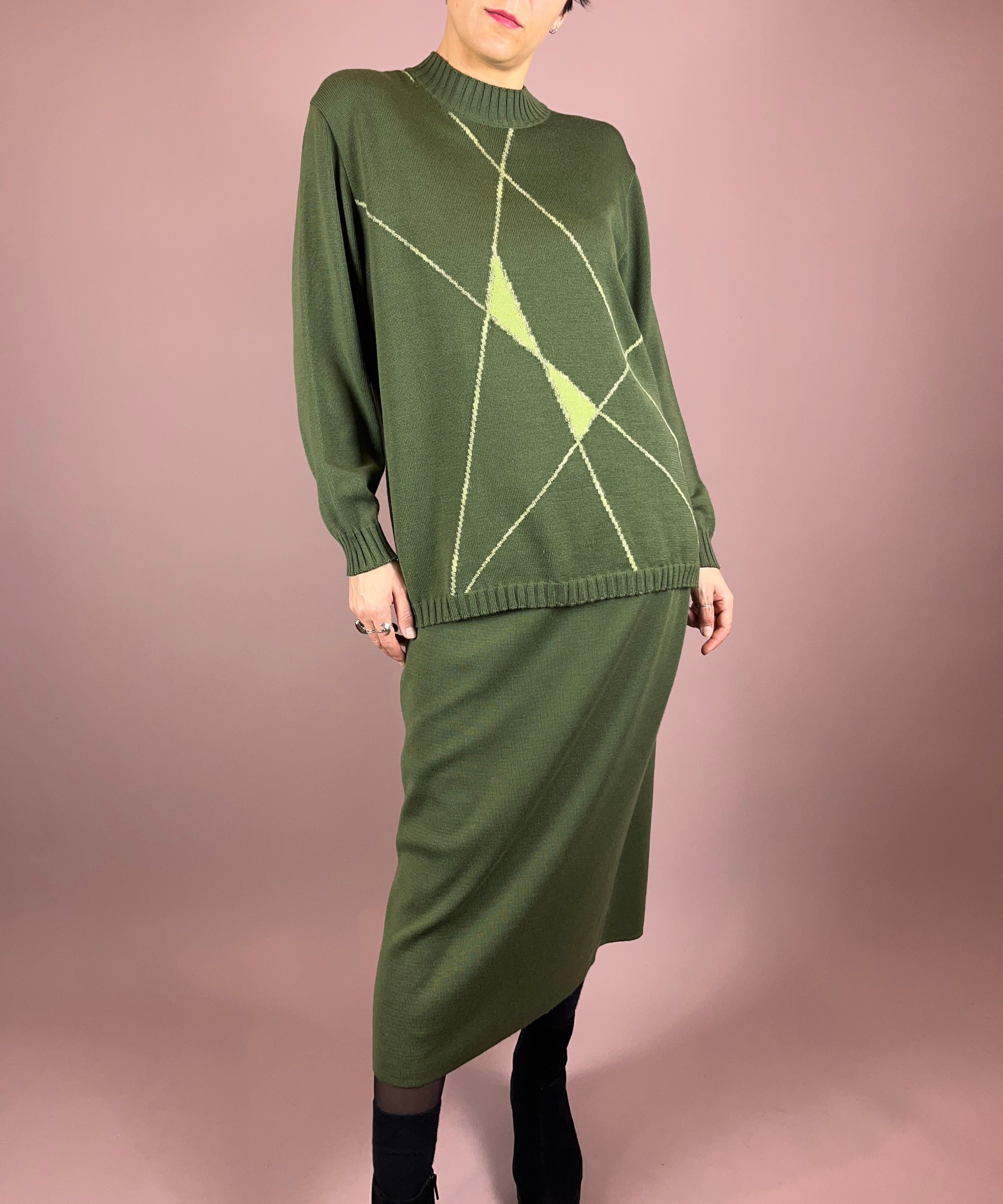 Set Wool Green Gr.42