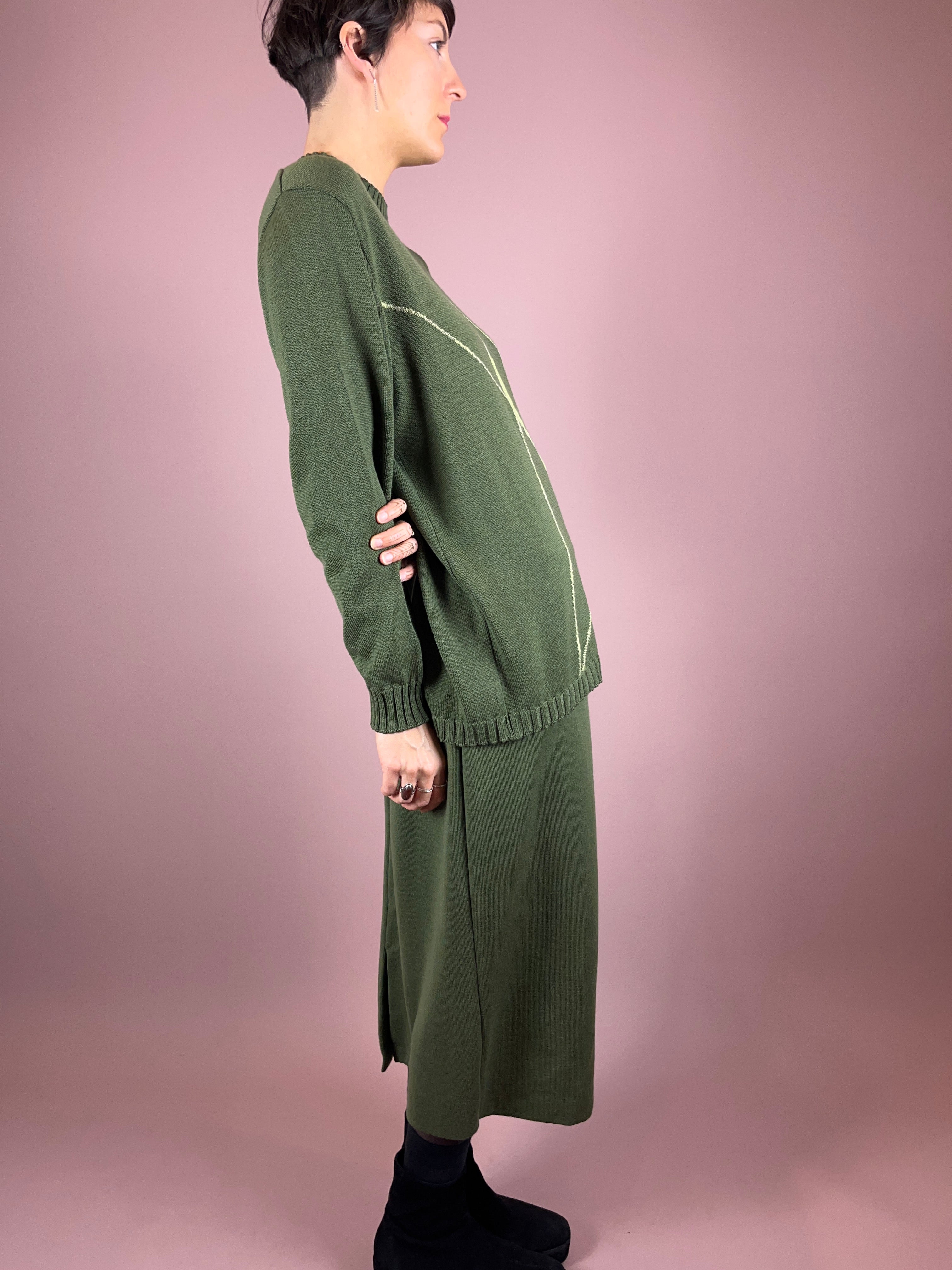 Set Wool Green Gr.42