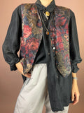 Weste Rosen Paisley Gr. 38/40