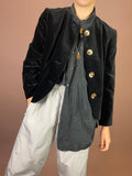 Blazer Samt Goldknöpfe Gr. 36