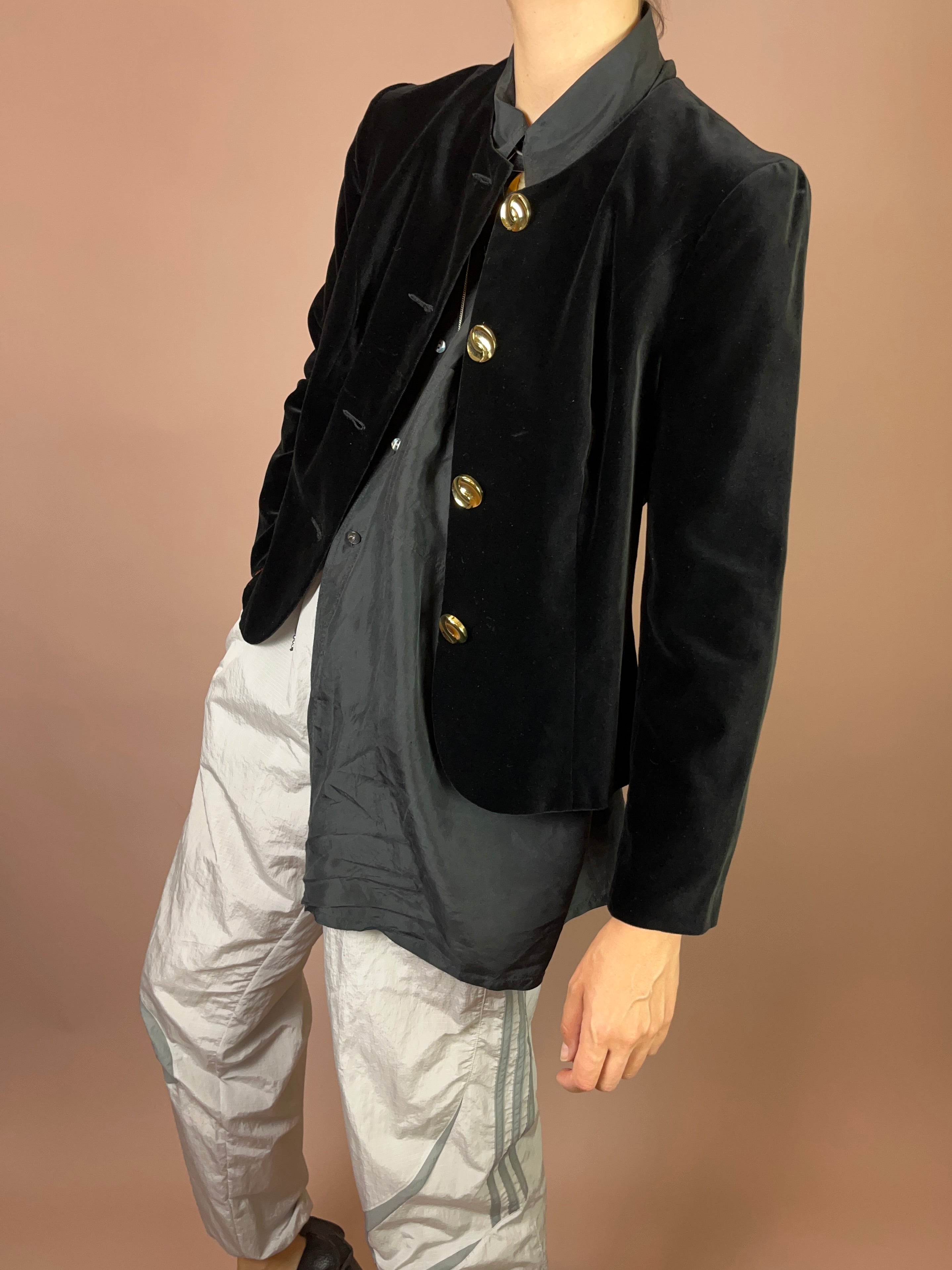 Blazer Samt Goldknöpfe Gr. 36