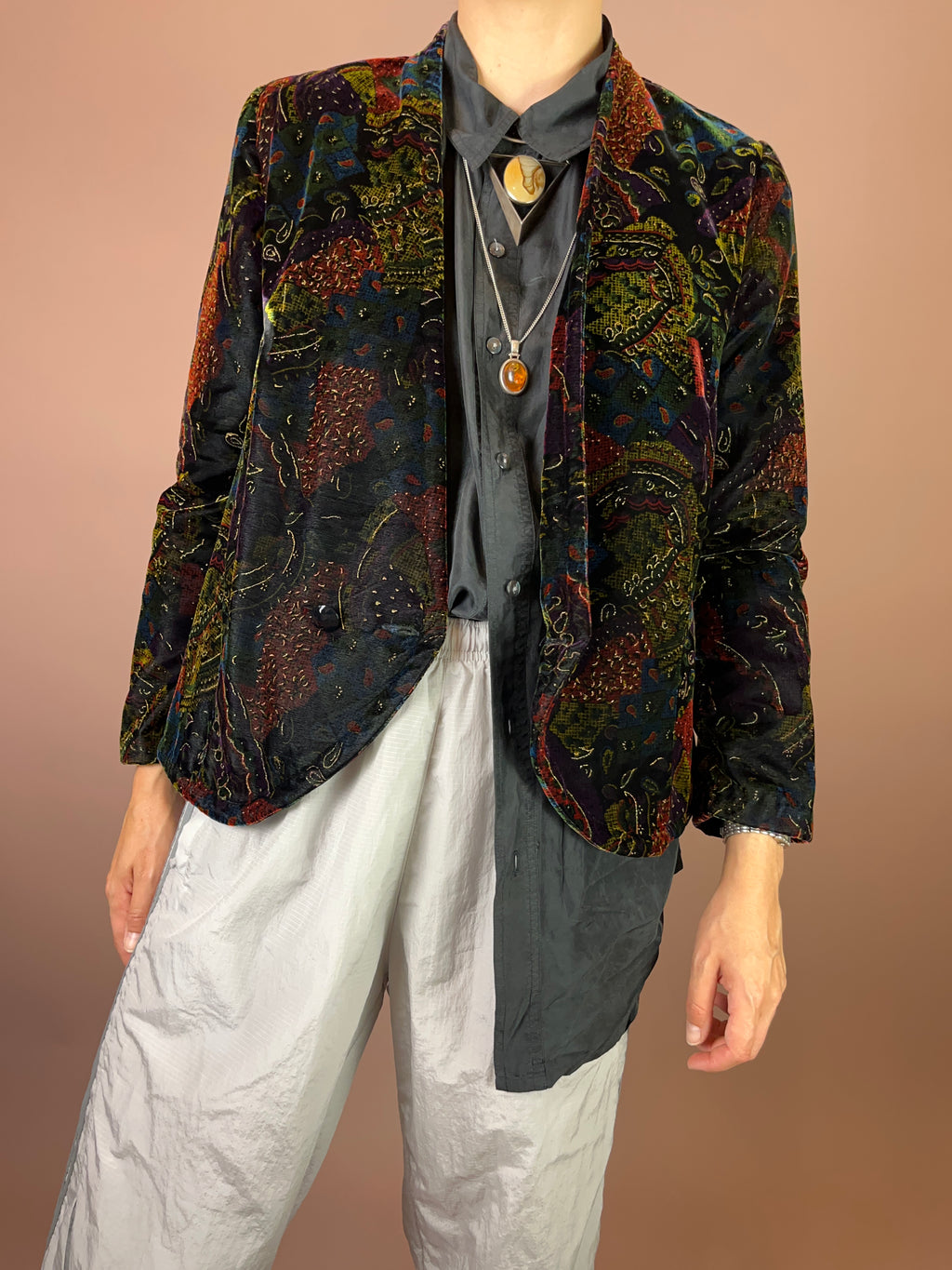 Blazer Samt Bohemian Gr. 38