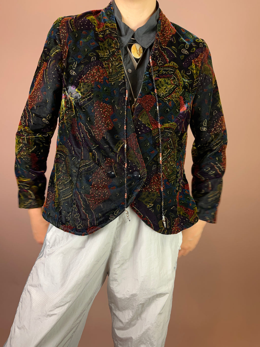 Blazer Samt Bohemian Gr. 38