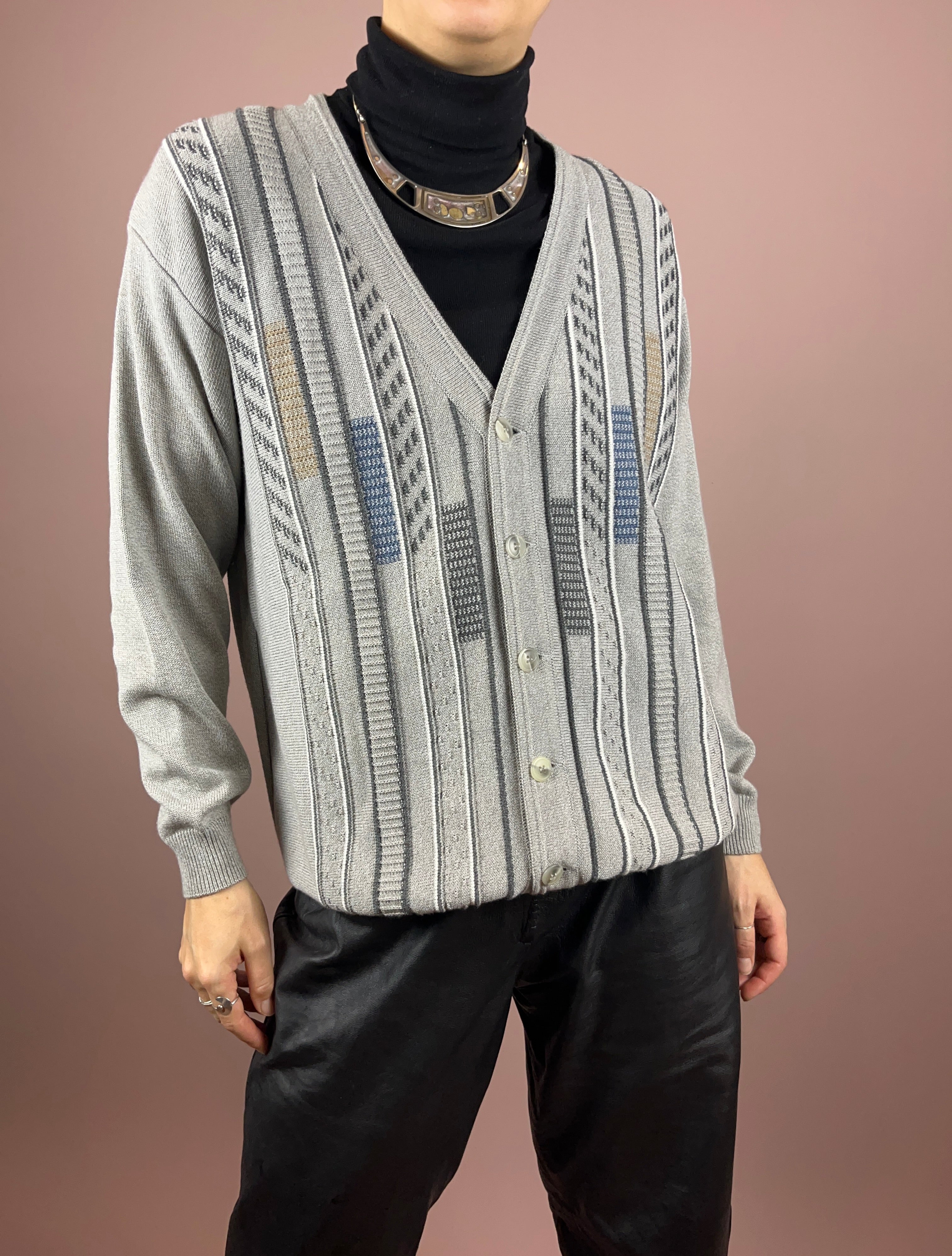 Cardigan Knit Grey Gr. M