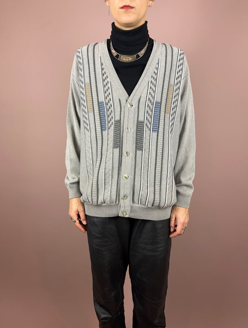 Cardigan Knit Grey Gr. M