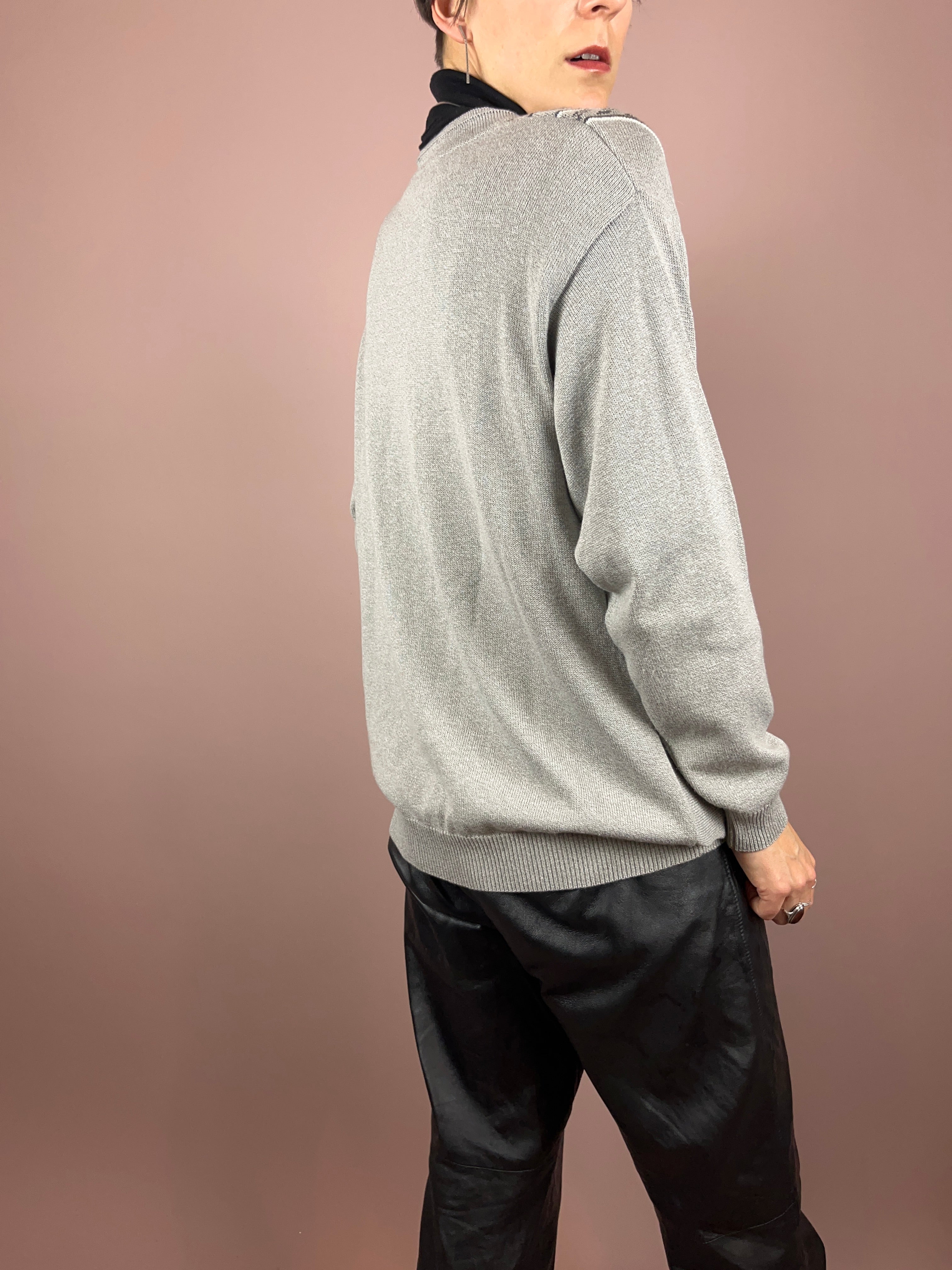 Cardigan Knit Grey Gr. M