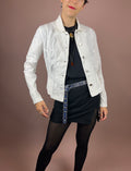 Jacket White Pattern Gr. 36