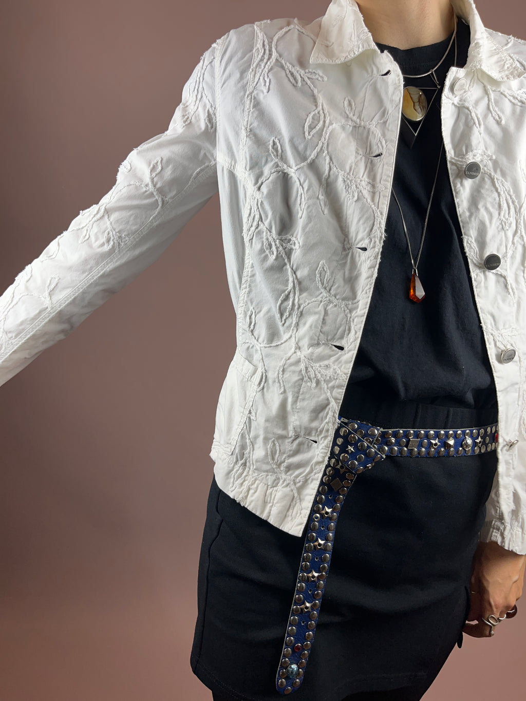 Jacket White Pattern Gr. 36