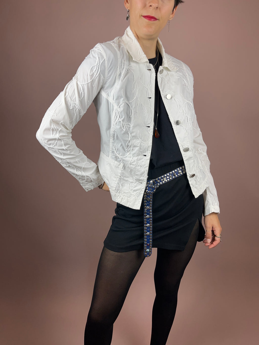 Jacket White Pattern Gr. 36