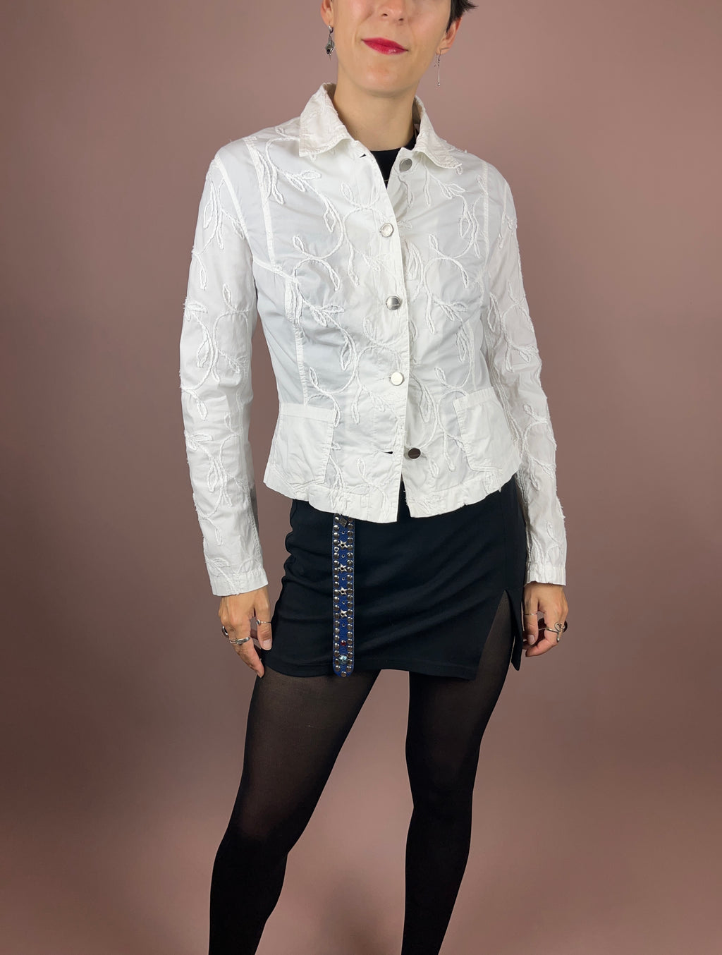 Jacket White Pattern Gr. 36
