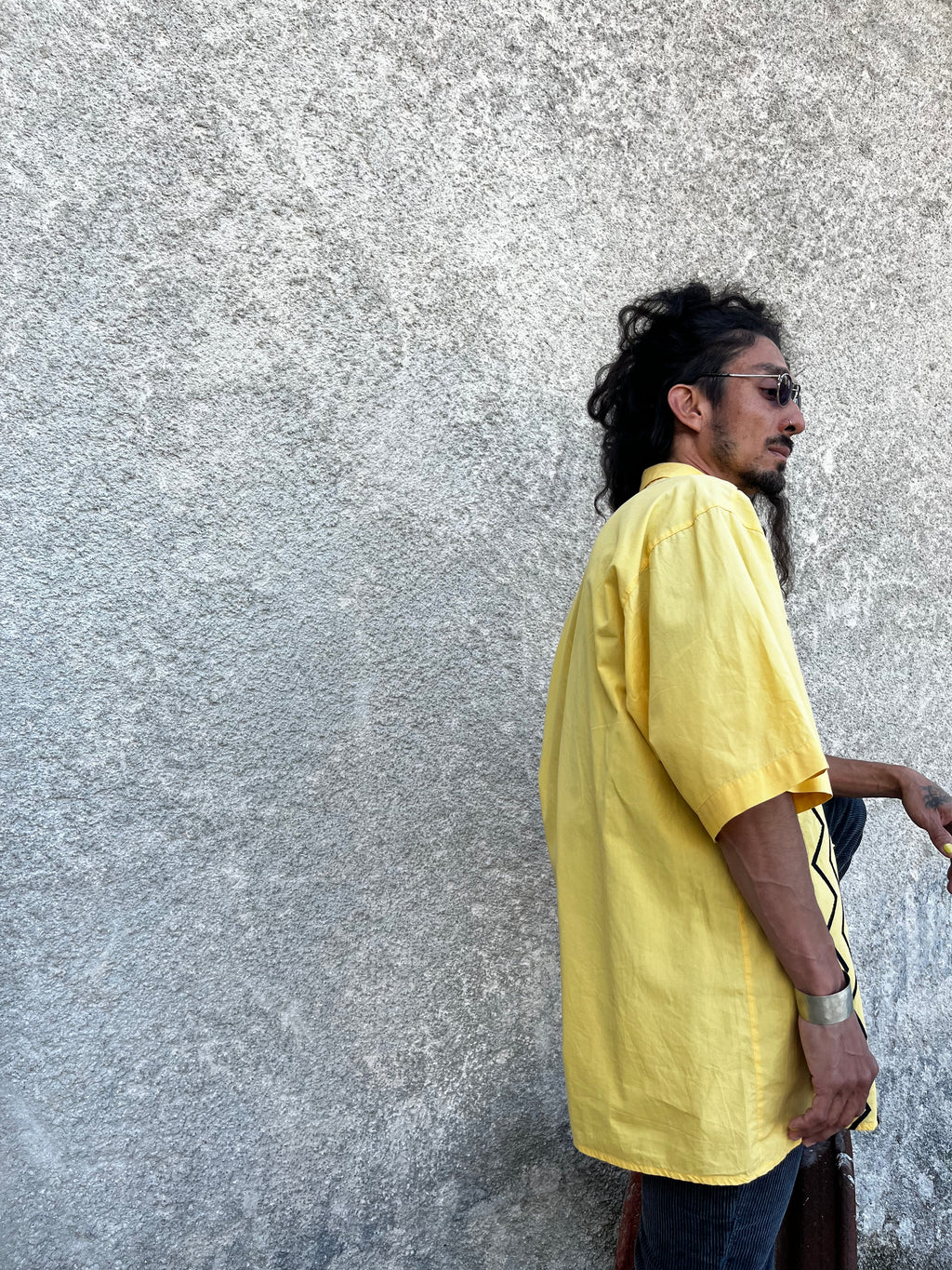 Shirt Wide Fit Yellow Gr. XL