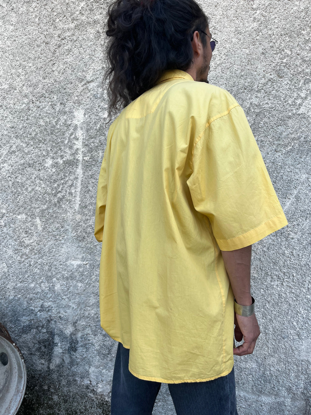 Shirt Wide Fit Yellow Gr. XL