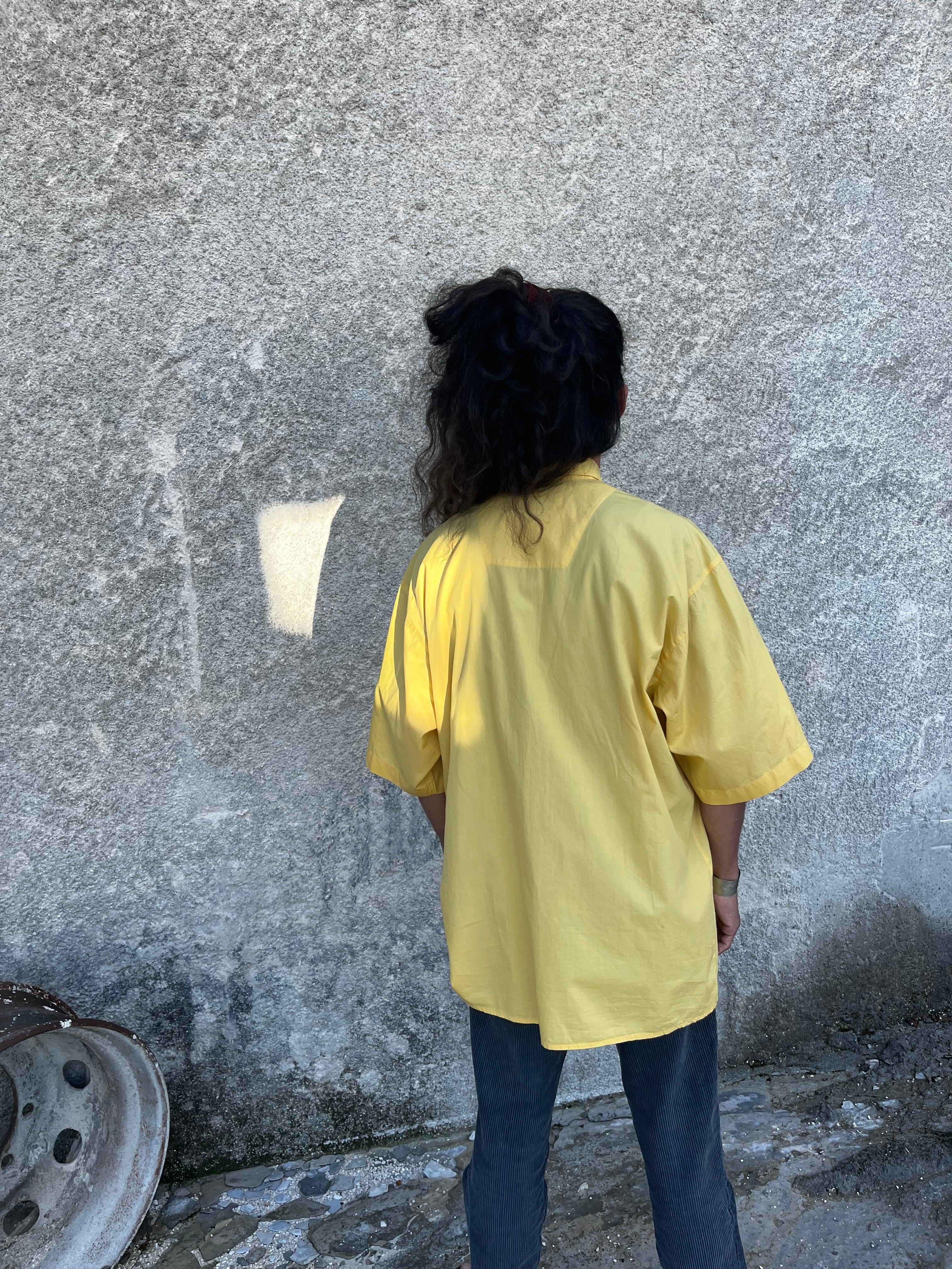 Shirt Wide Fit Yellow Gr. XL