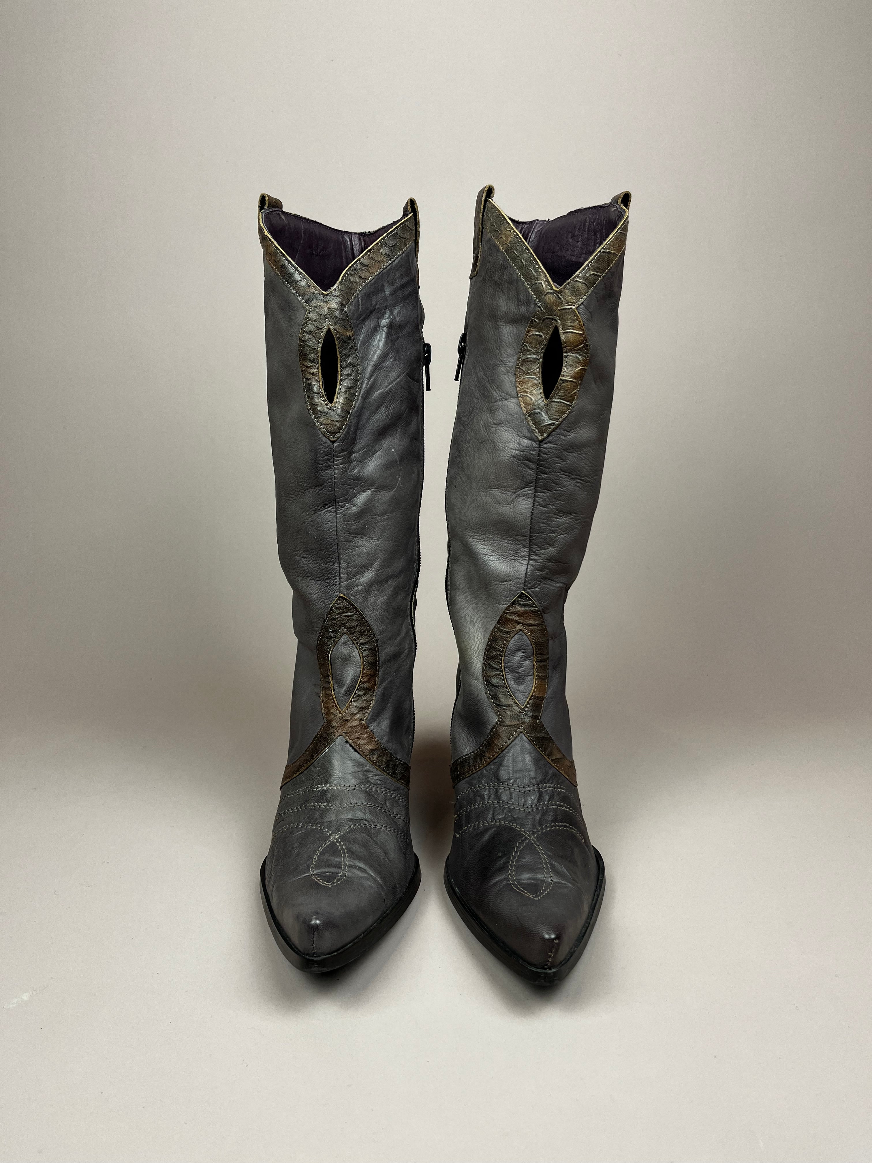 Cowboy Boots Violet Gr. 38