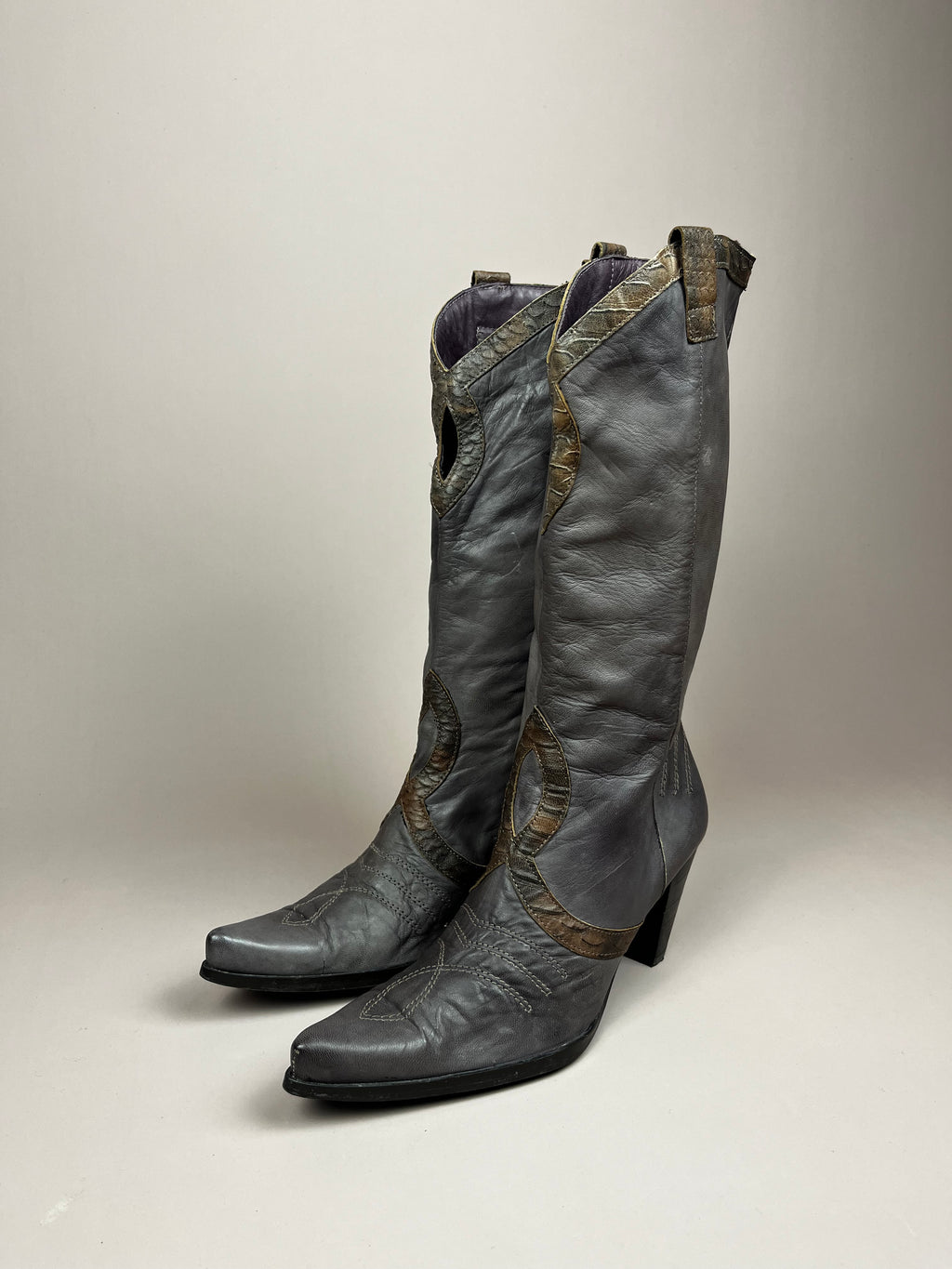 Cowboy Boots Violet Gr. 38
