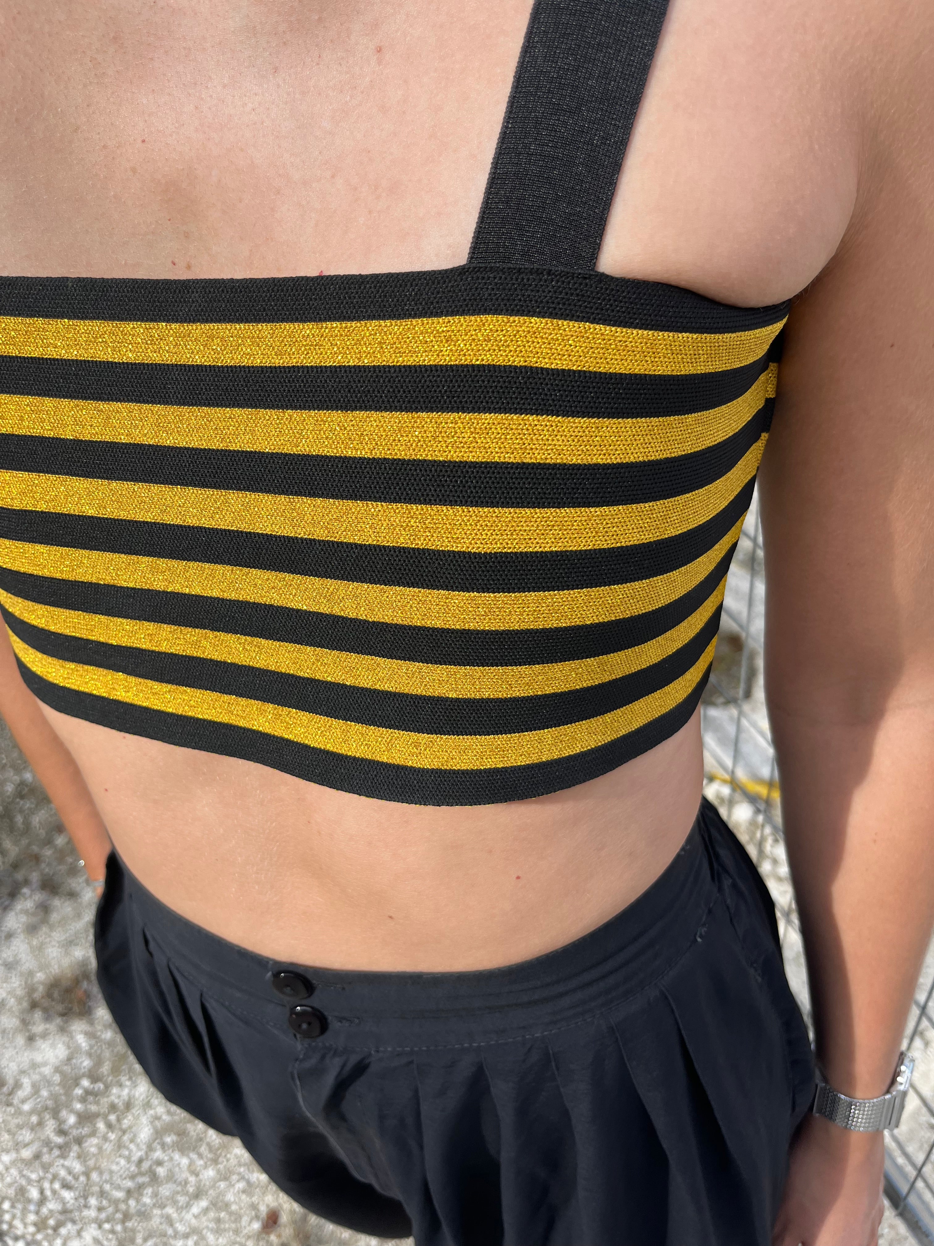 Top Swim Stripes Glitter Gr. 36