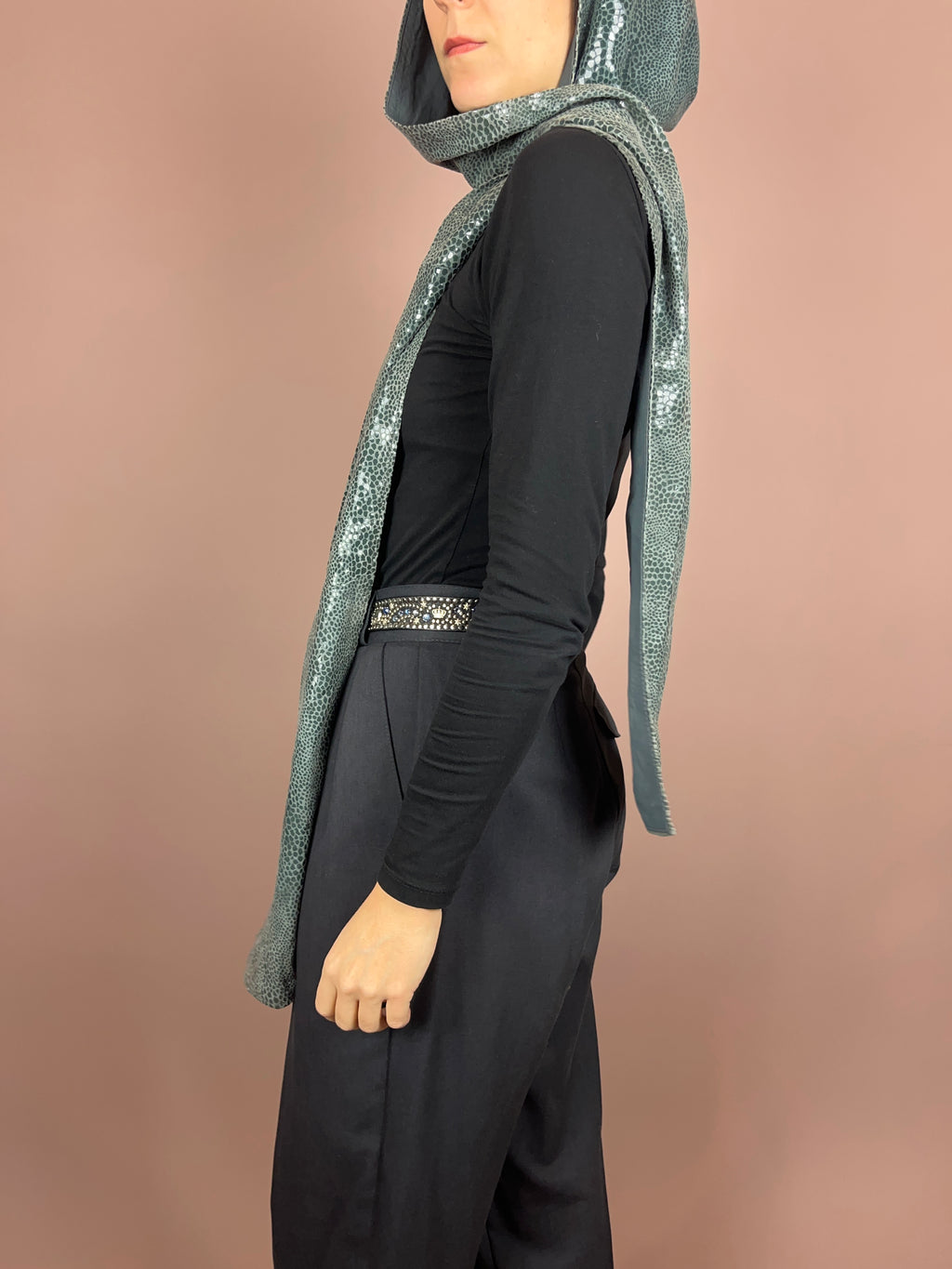 Leathercoat Grey Hood Snake Gr. 40