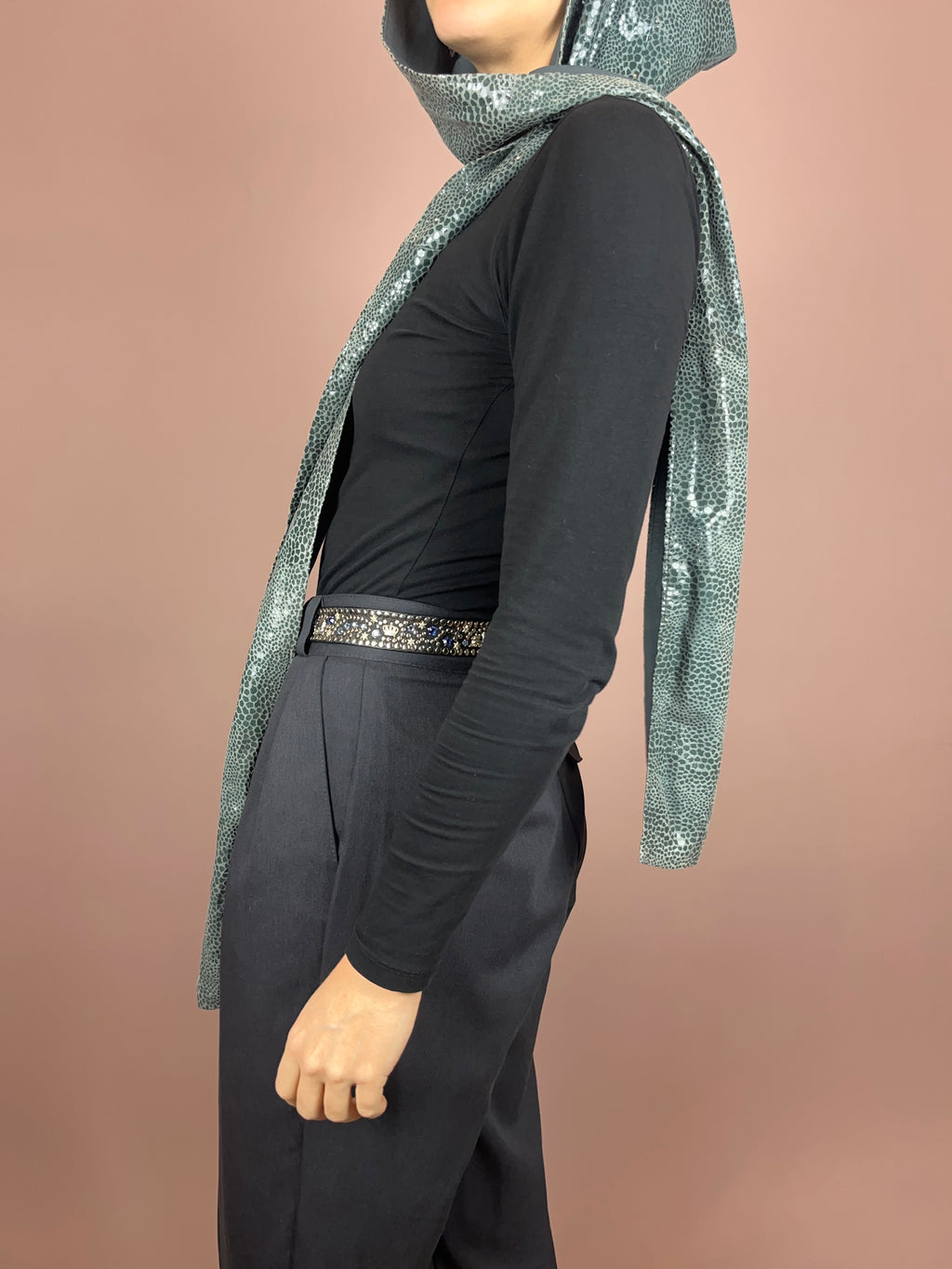 Leathercoat Grey Hood Snake Gr. 40