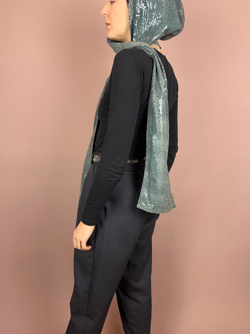 Leathercoat Grey Hood Snake Gr. 40