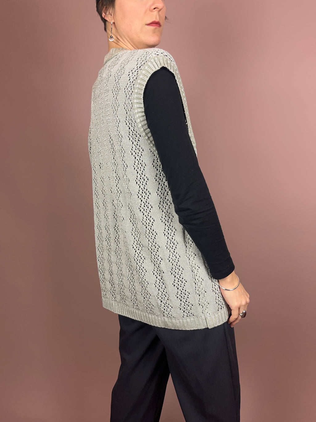 Knit Vest Grey Gr. M