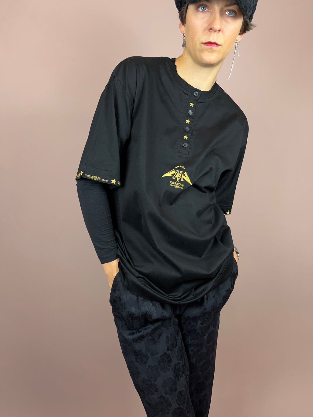 Tshirt Black Navigation Gr. M