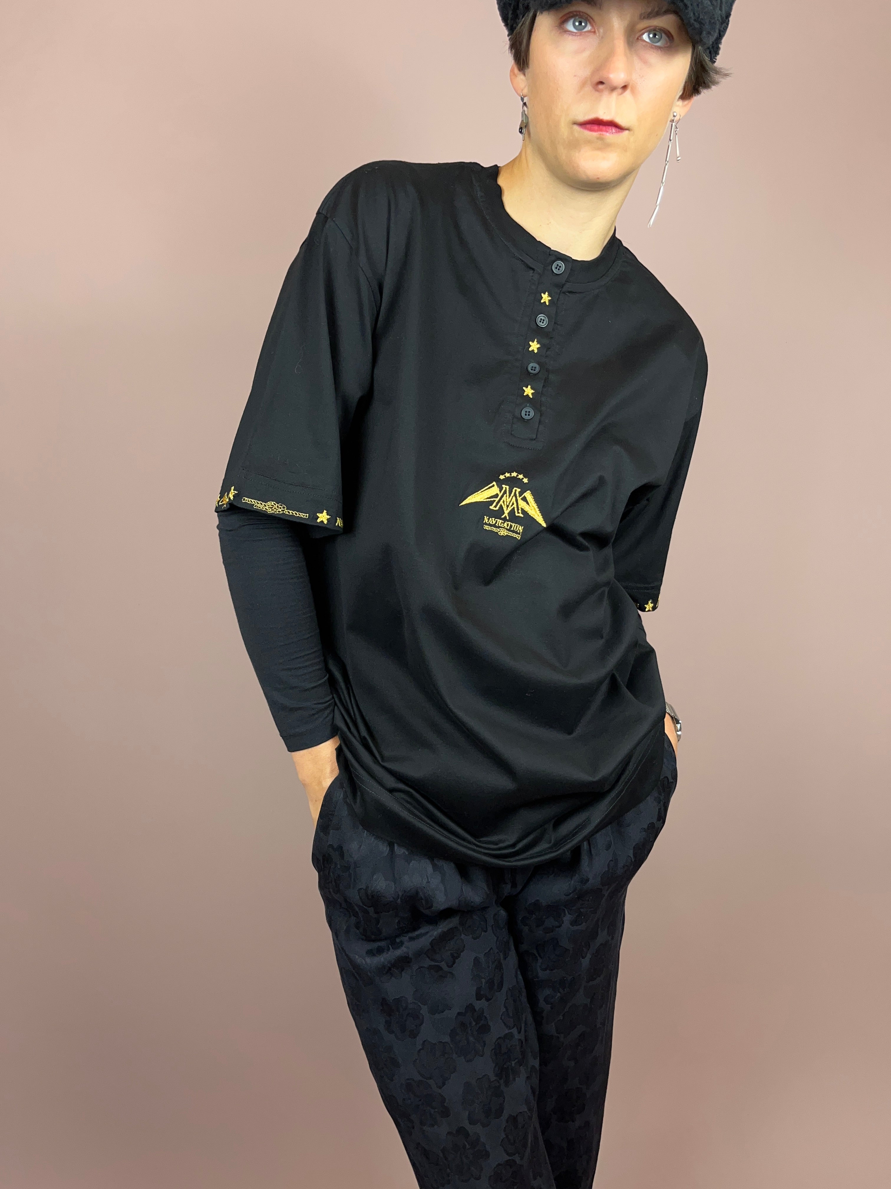 Tshirt Black Navigation Gr. M