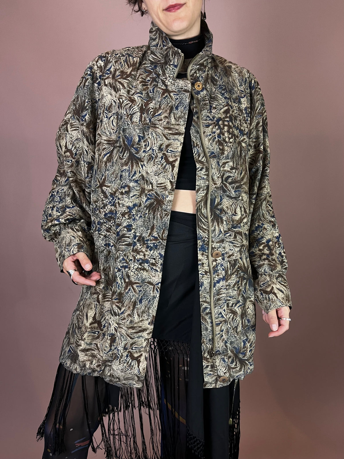 Seidenjacke Parkastyle Peter Hahn Gr. 44