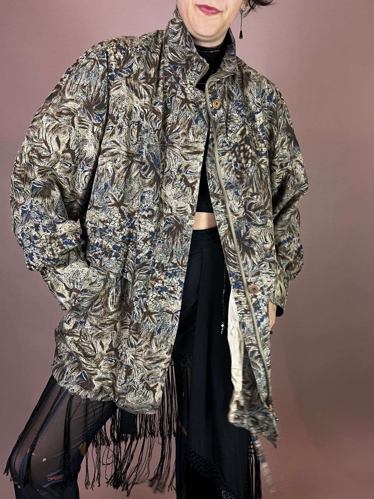 Seidenjacke Parkastyle Peter Hahn Gr. 44