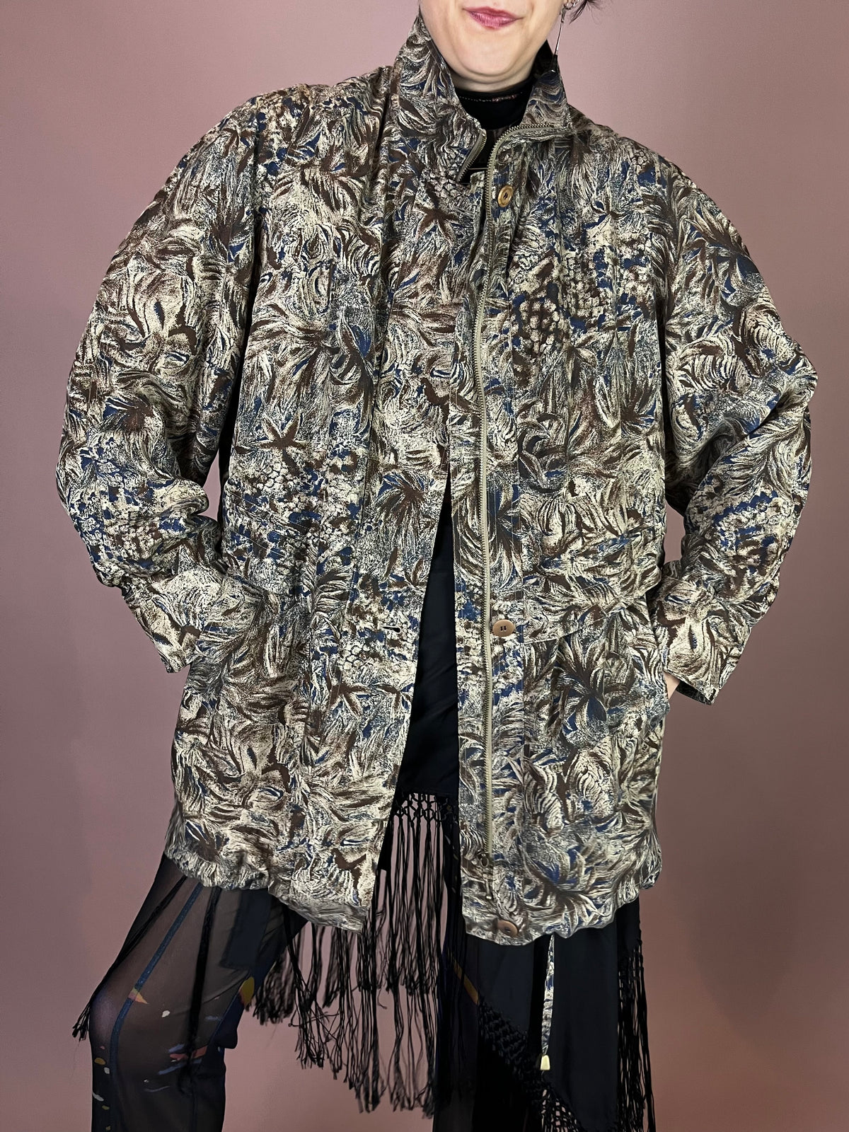 Seidenjacke Parkastyle Peter Hahn Gr. 44