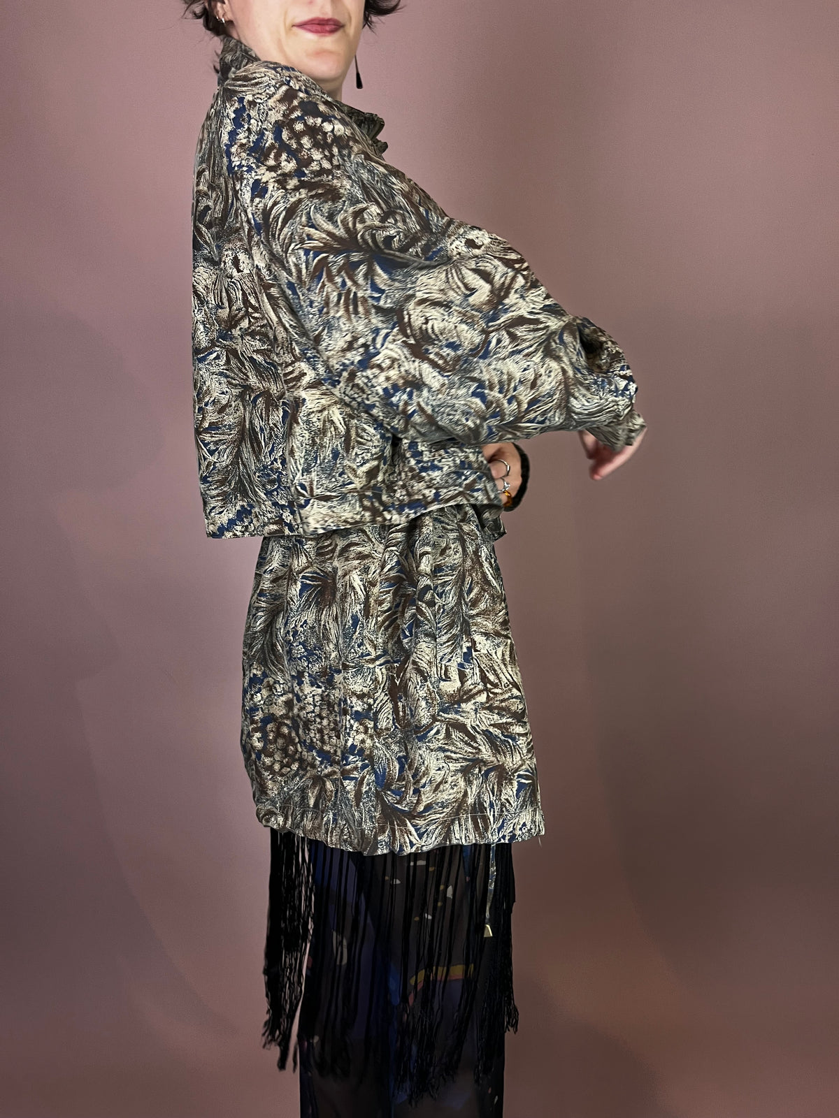 Seidenjacke Parkastyle Peter Hahn Gr. 44