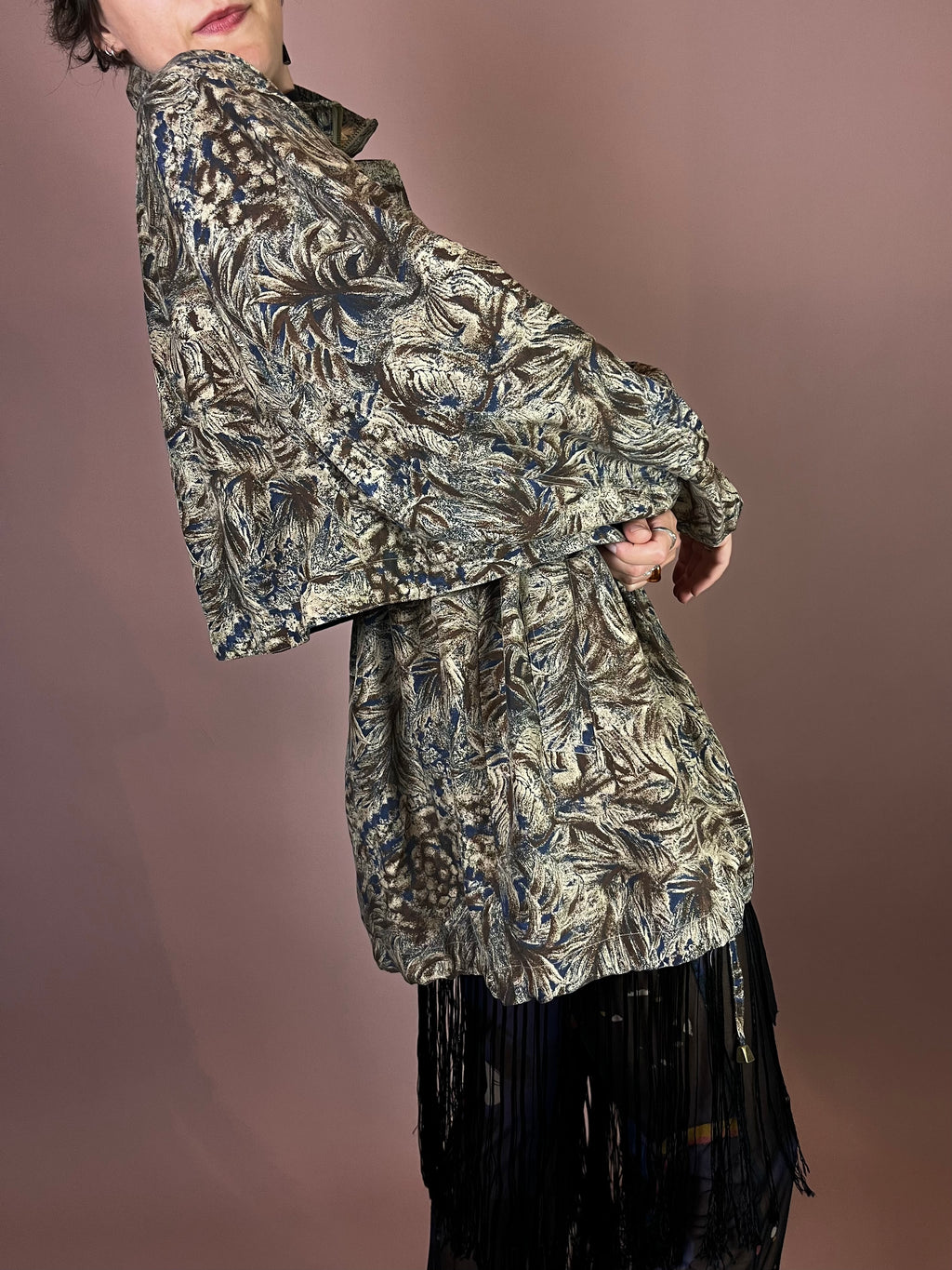 Seidenjacke Parkastyle Peter Hahn Gr. 44
